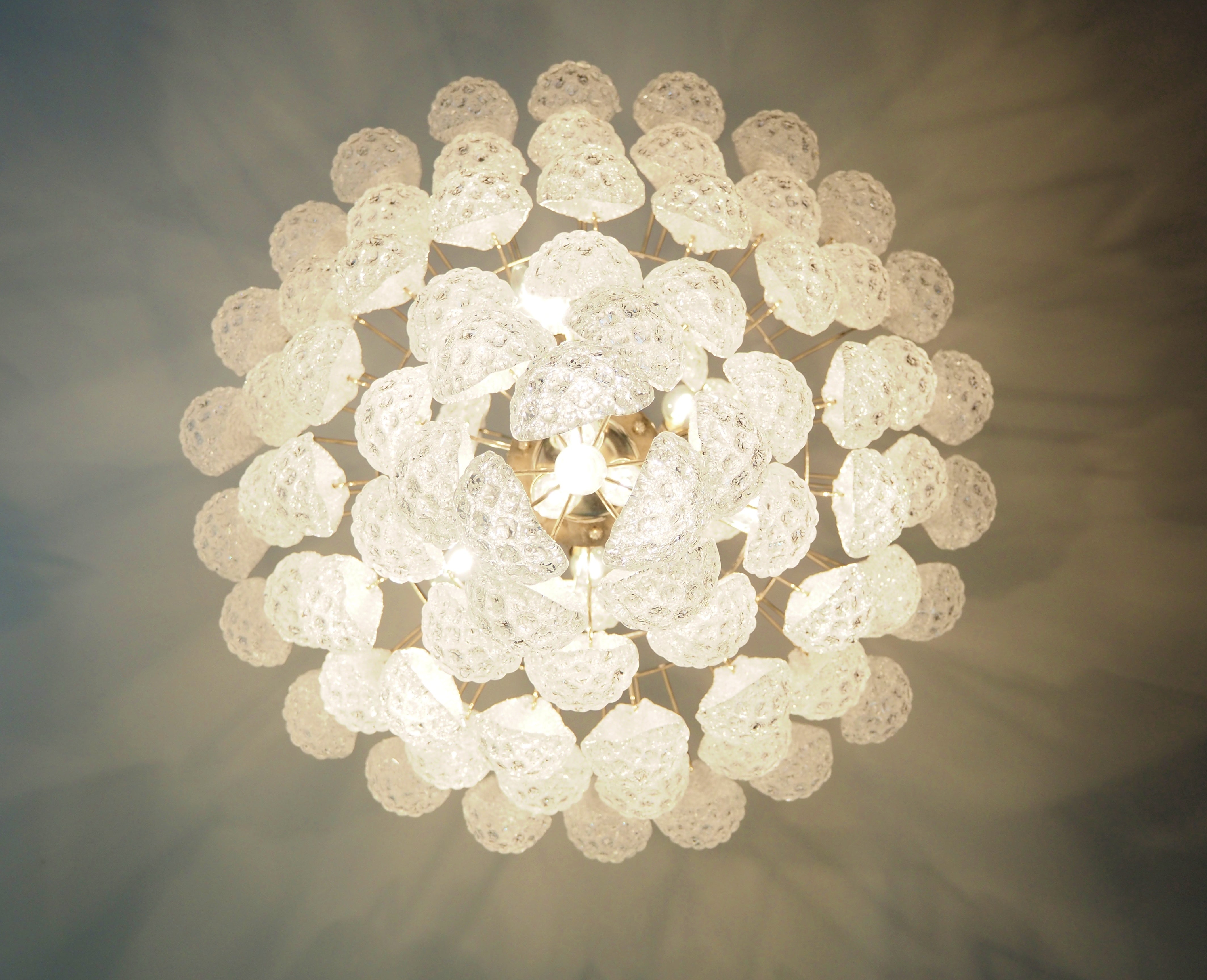 Murano Chandelier | 85 Clear Drop Glass