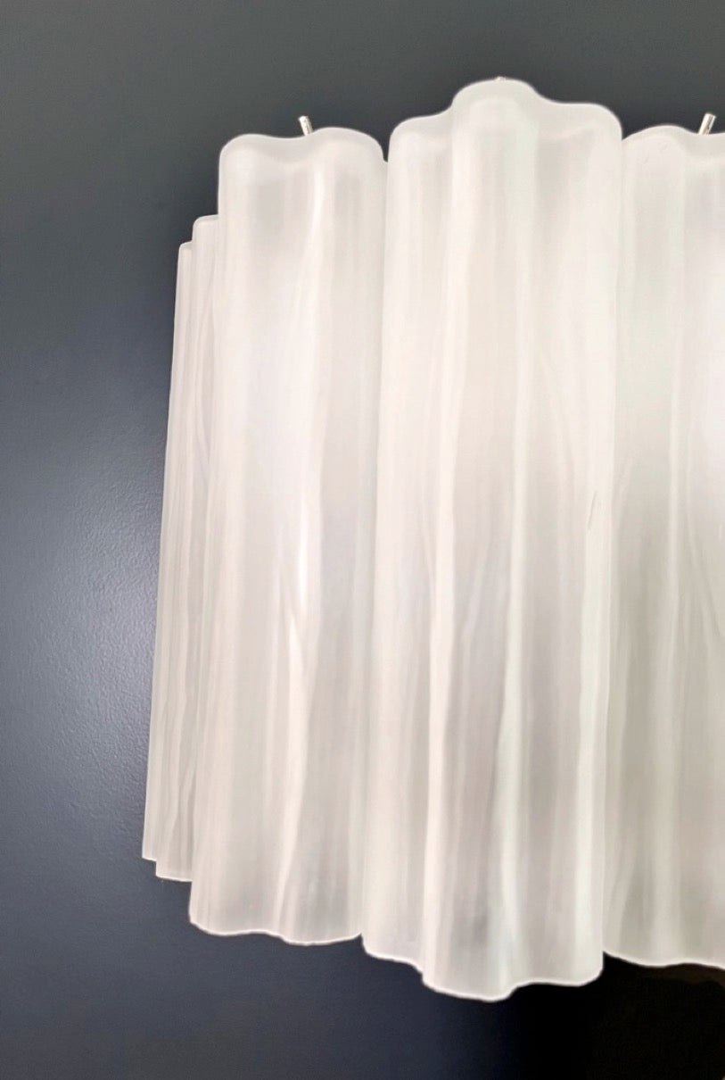 Murano Wandlamp – 5 Matte Buisglazen – Set van 2 – detail 6 – Murano Classics