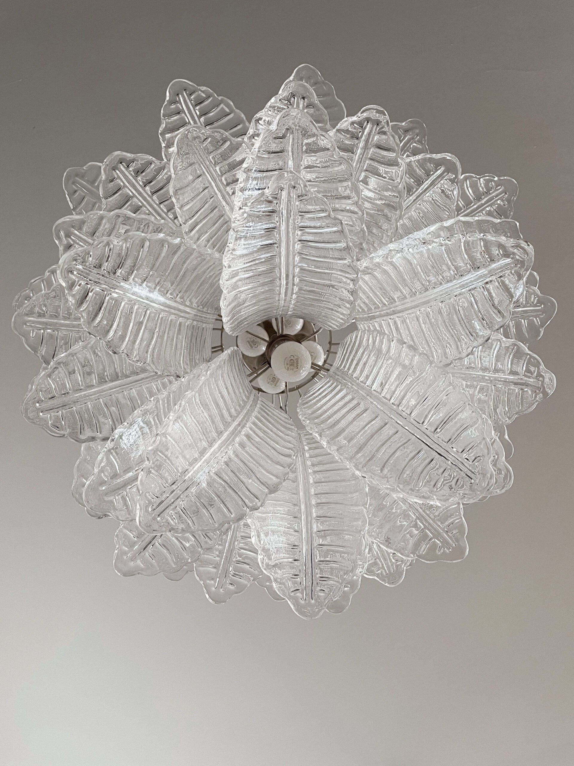 Murano Kroonluchter – 41 Heldere Felciglas Elementen – detail 7 – Murano Classics