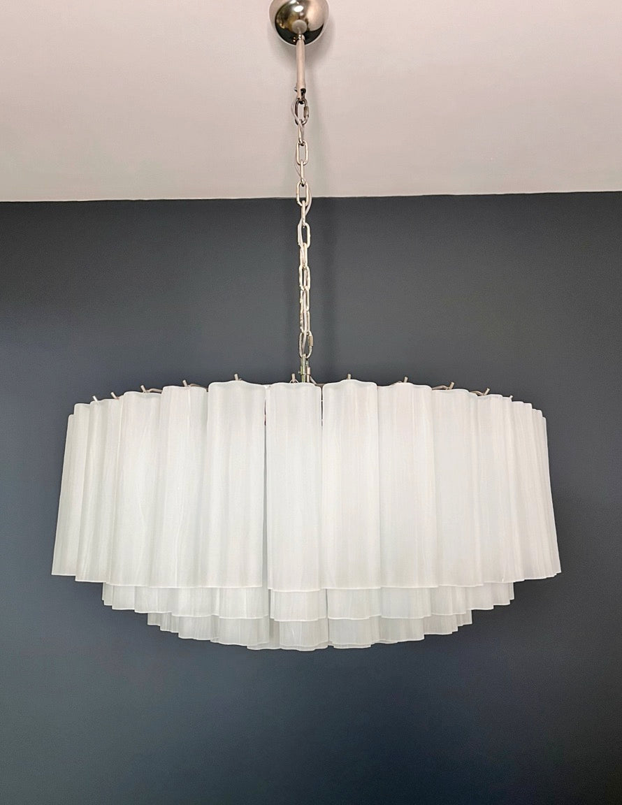 Murano Lysekrone – 101 Matte Glassrør – detalj 8 – Murano Classics