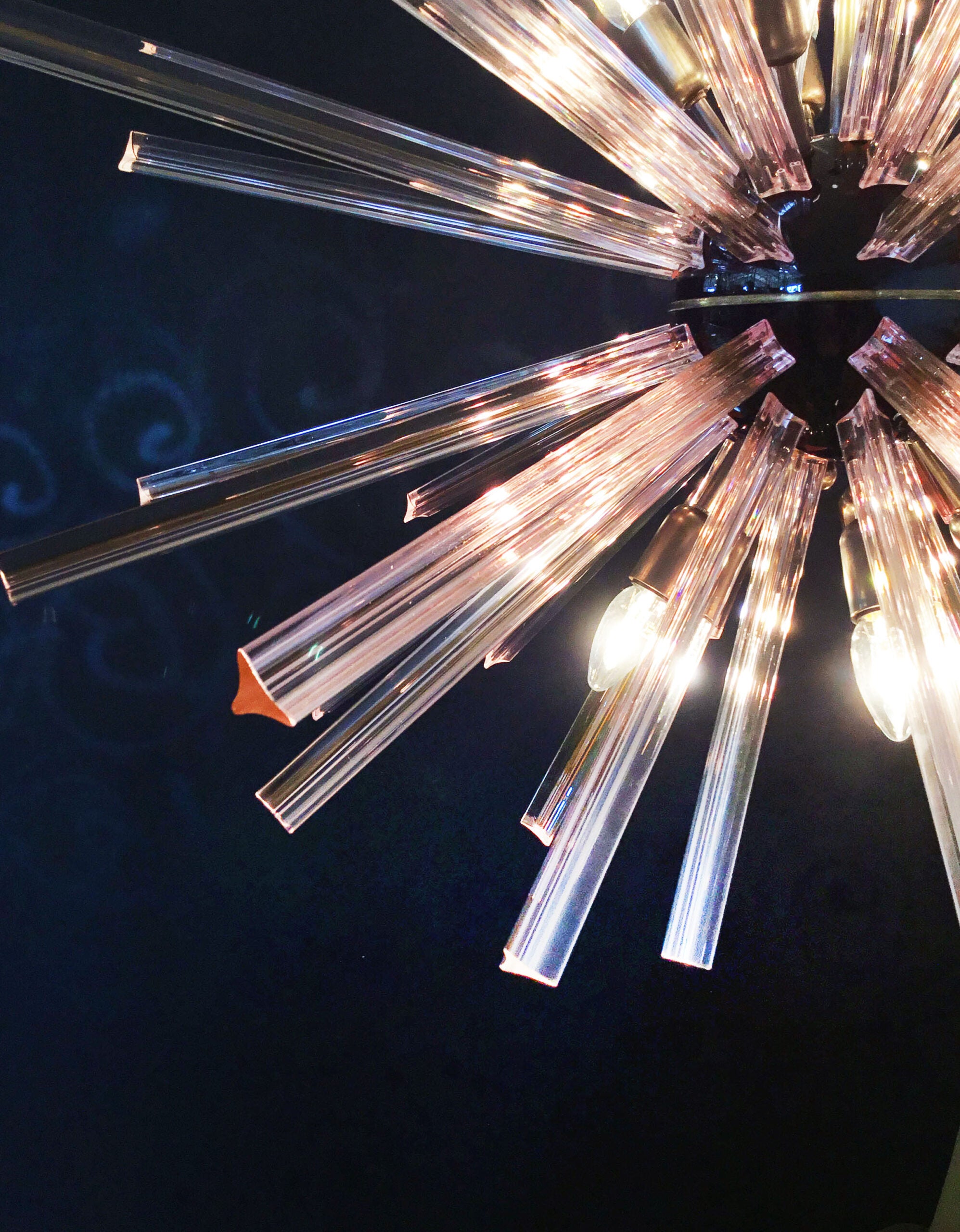 Lustre Murano – 50 Sputnik Rose – détail 4 – Murano Classics