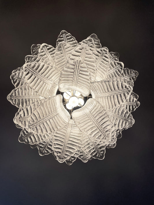 Murano Lysekrone | 41 Klare Felciglass