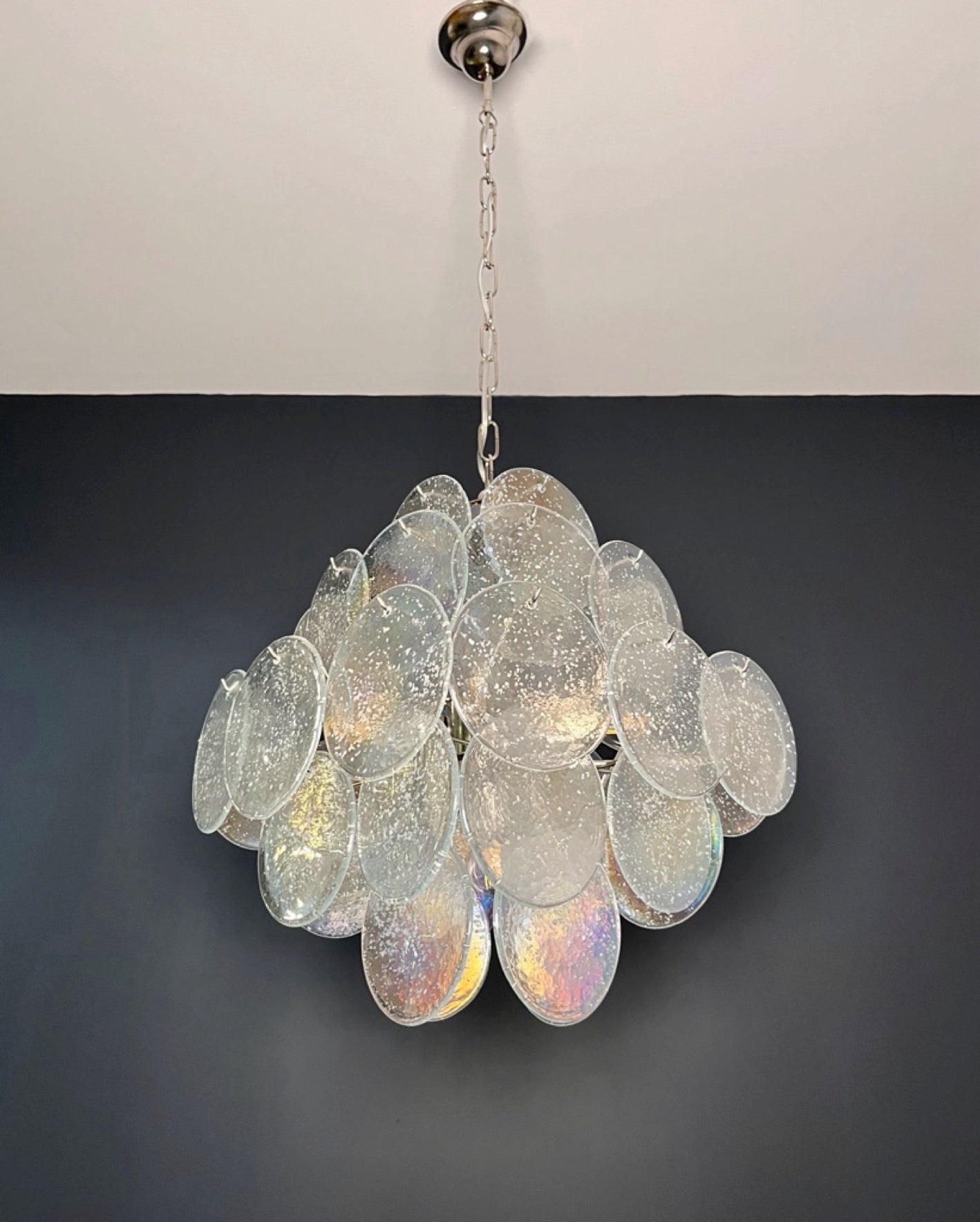 Lampadario Murano – 36 Vetri a Dischi Iris – Murano Classics
