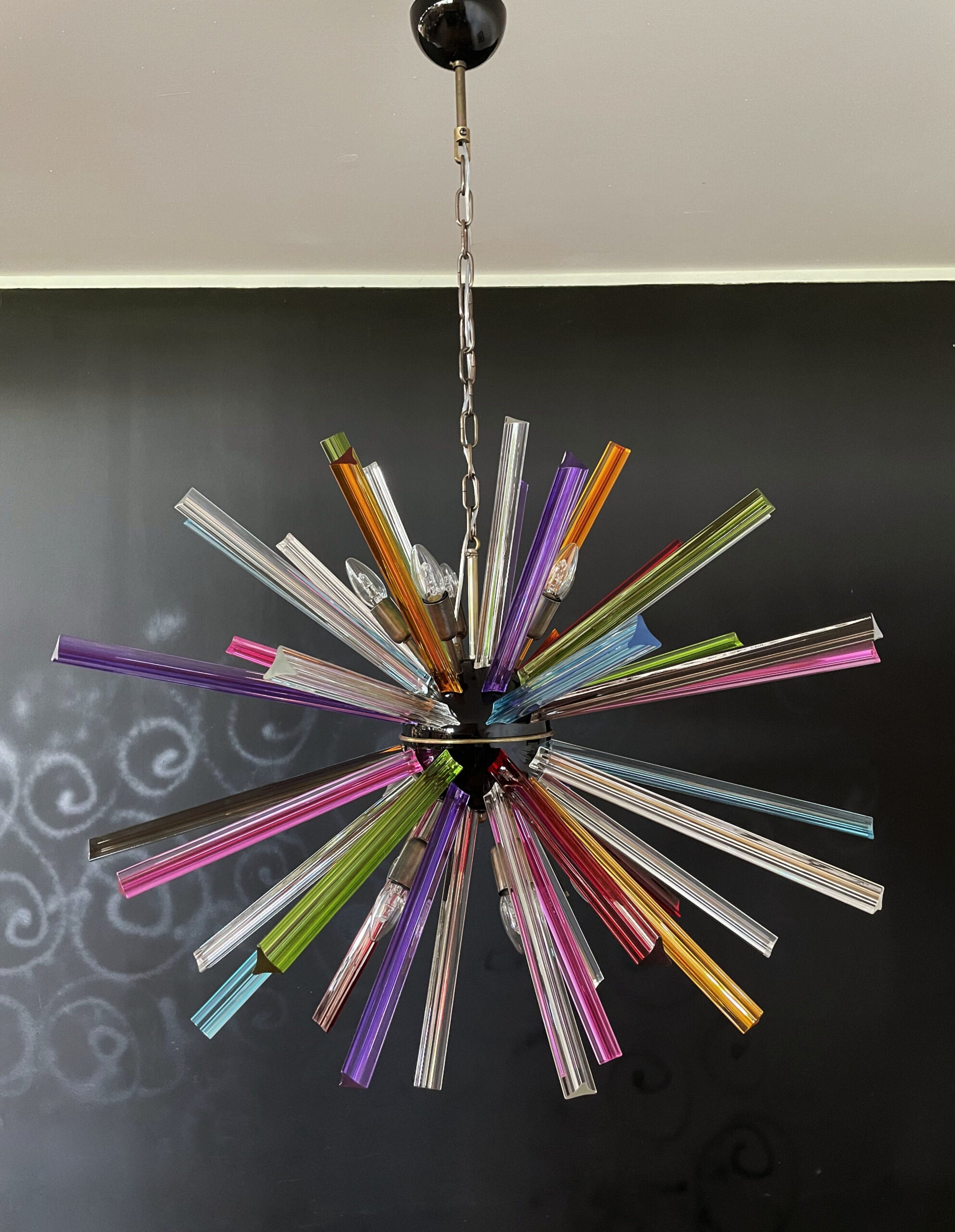 Murano Kroonluchter – 50 Multicolour Sputnik – Murano Classics