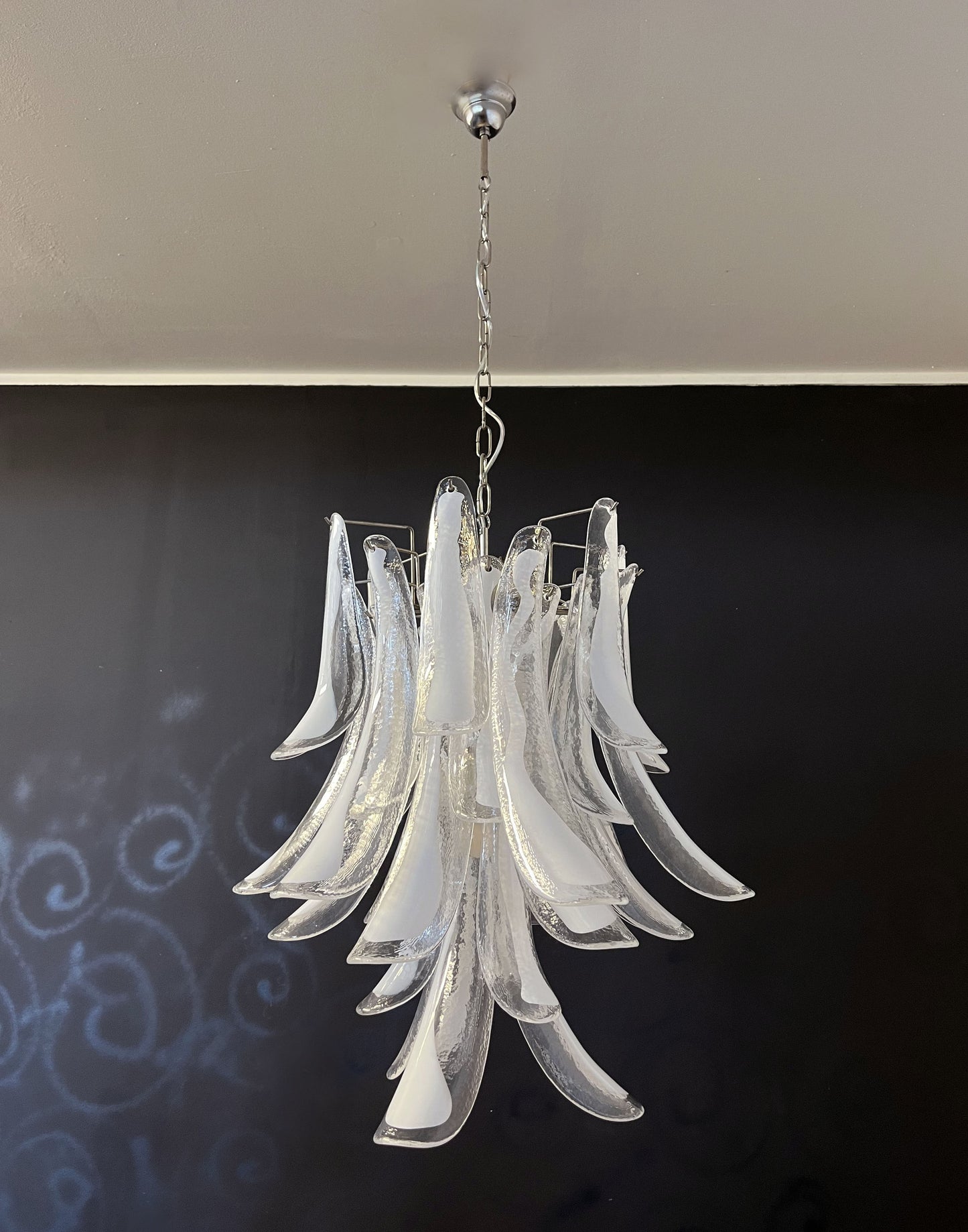 Murano Kroonluchter | 30 Heldere Mazzega Petalen