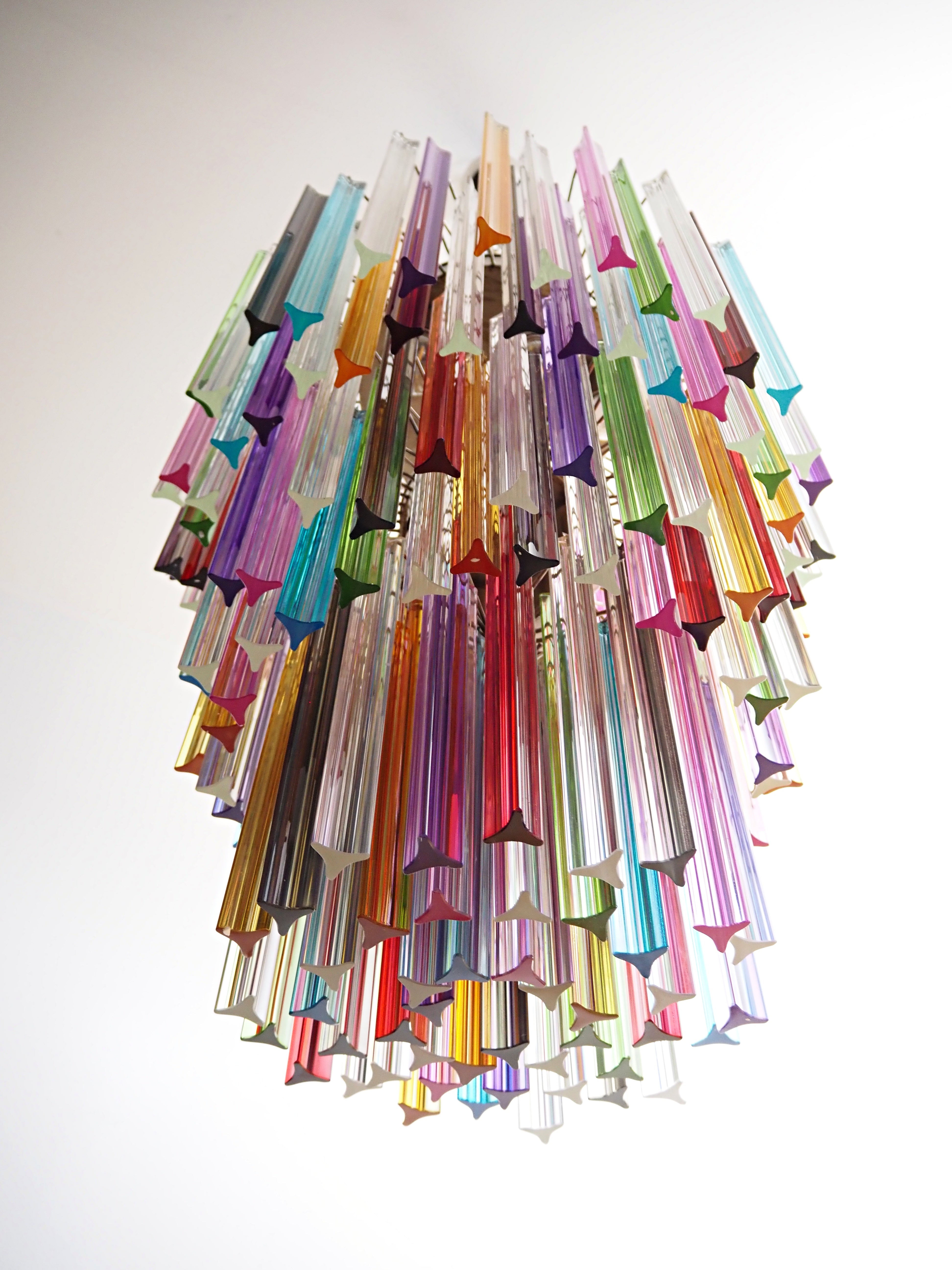 Lampadario Murano – 187 Vetri a Prismi Multicolore – dettaglio 4 – Murano Classics