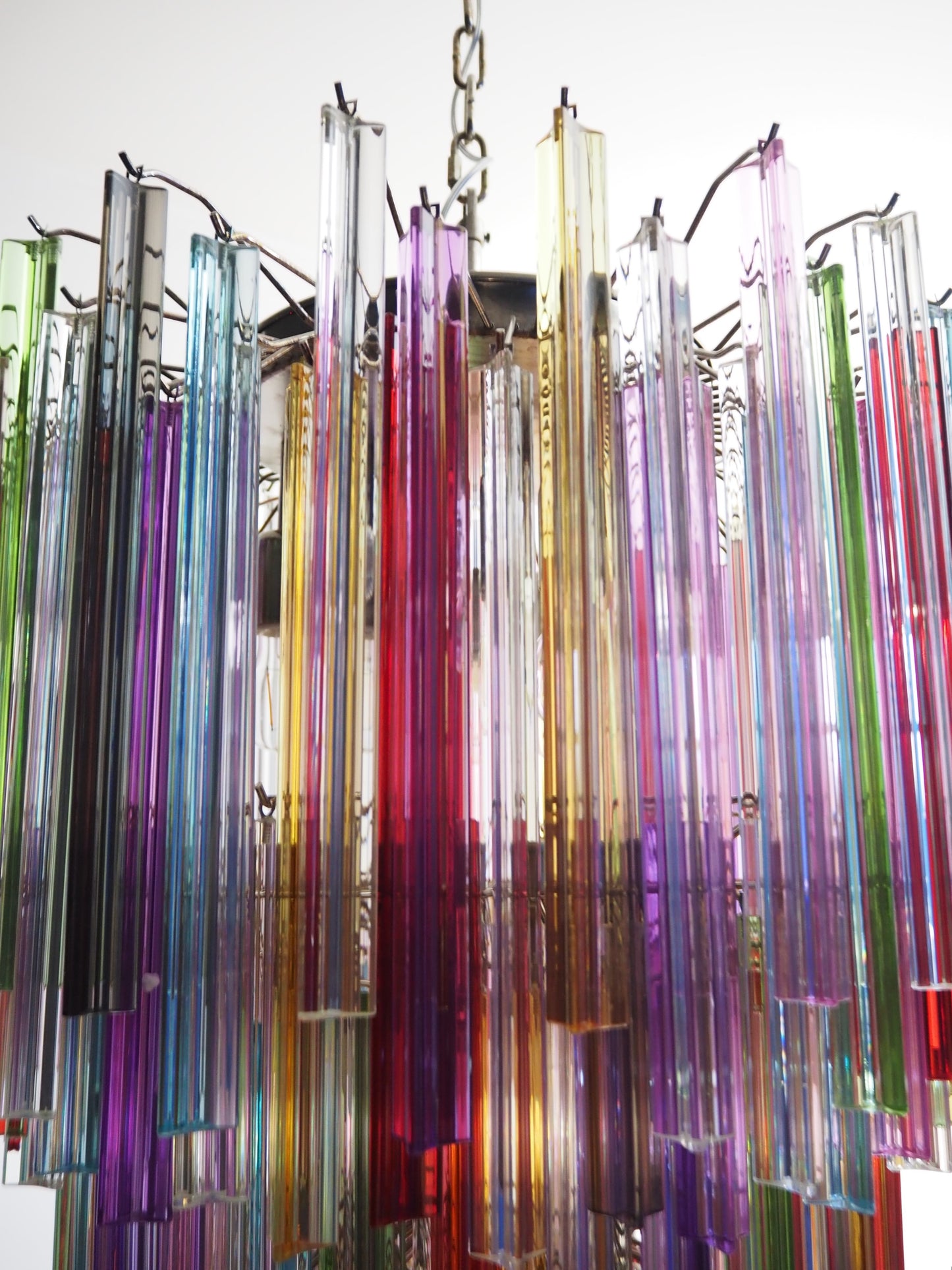 Murano Kroonluchter | 187 Multicolore Prisma Glazen