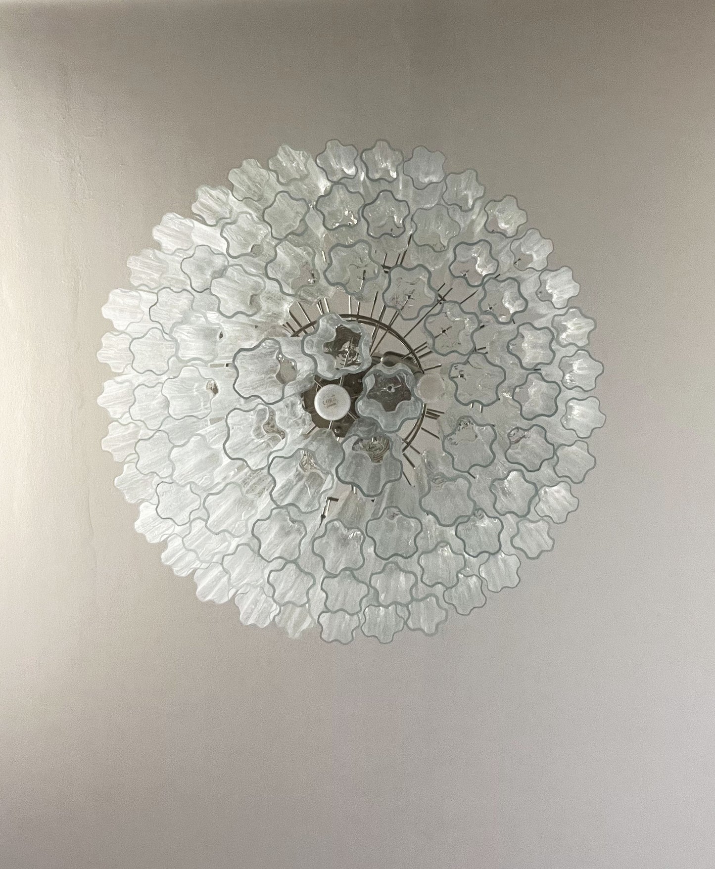 Murano Kroonluchter | 78 Heldere Glasbuizen