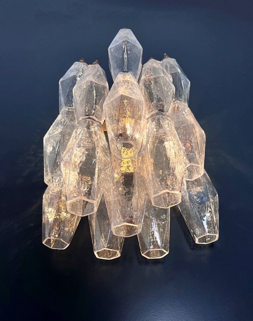 Murano Wandlampe – 16 Iris Poliedriglas – 2er-Set – Detail 4 – Murano Classics