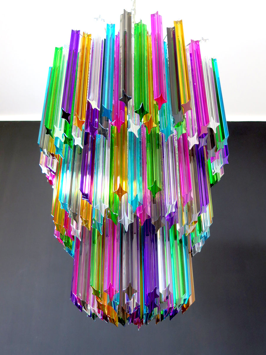 Murano Kroonluchter | 184 Kleurrijk Prisma Glas