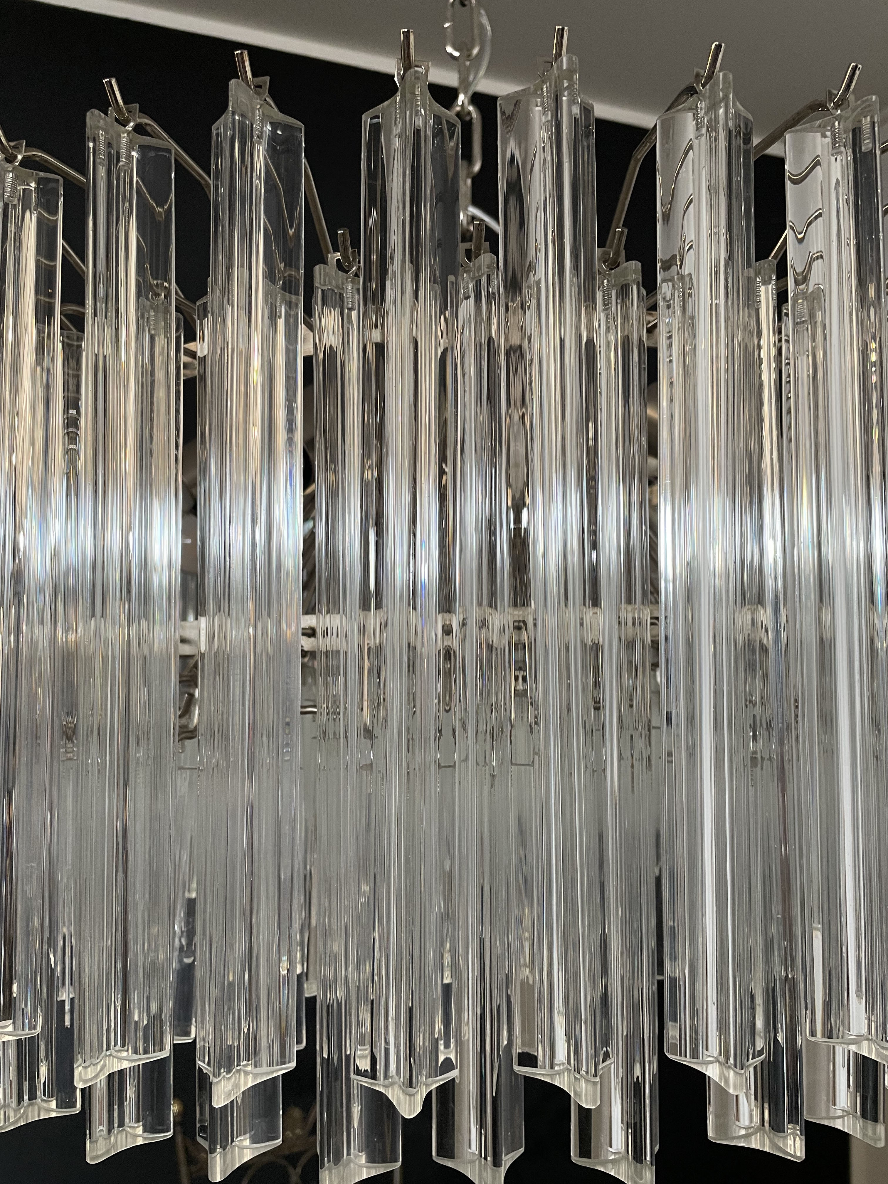 Lampadario Murano – 265 Vetri a Prismi Trasparenti – dettaglio 3 – Murano Classics