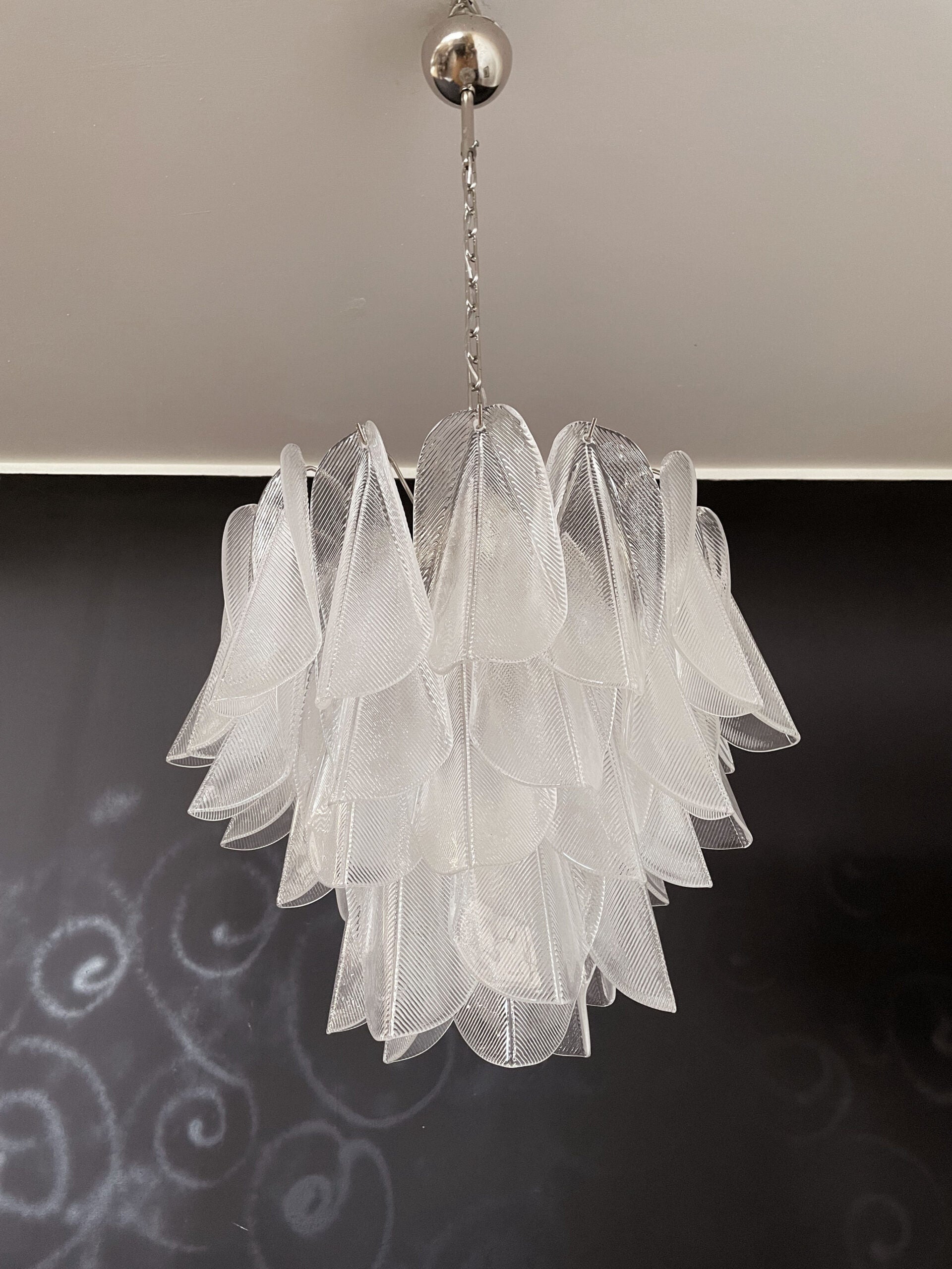 Murano Lysekrone – 41 Klare Rondiniglass – Murano Classics