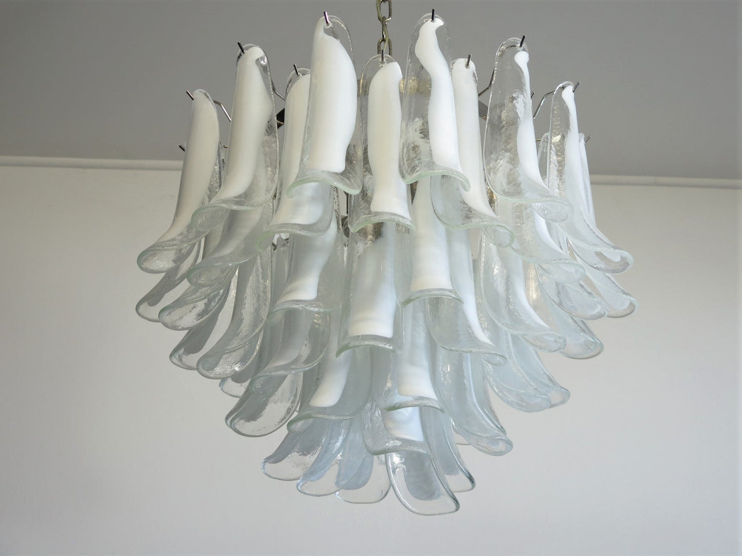 Murano Kroonluchter | 53 Helder Mazzega Petal Glas