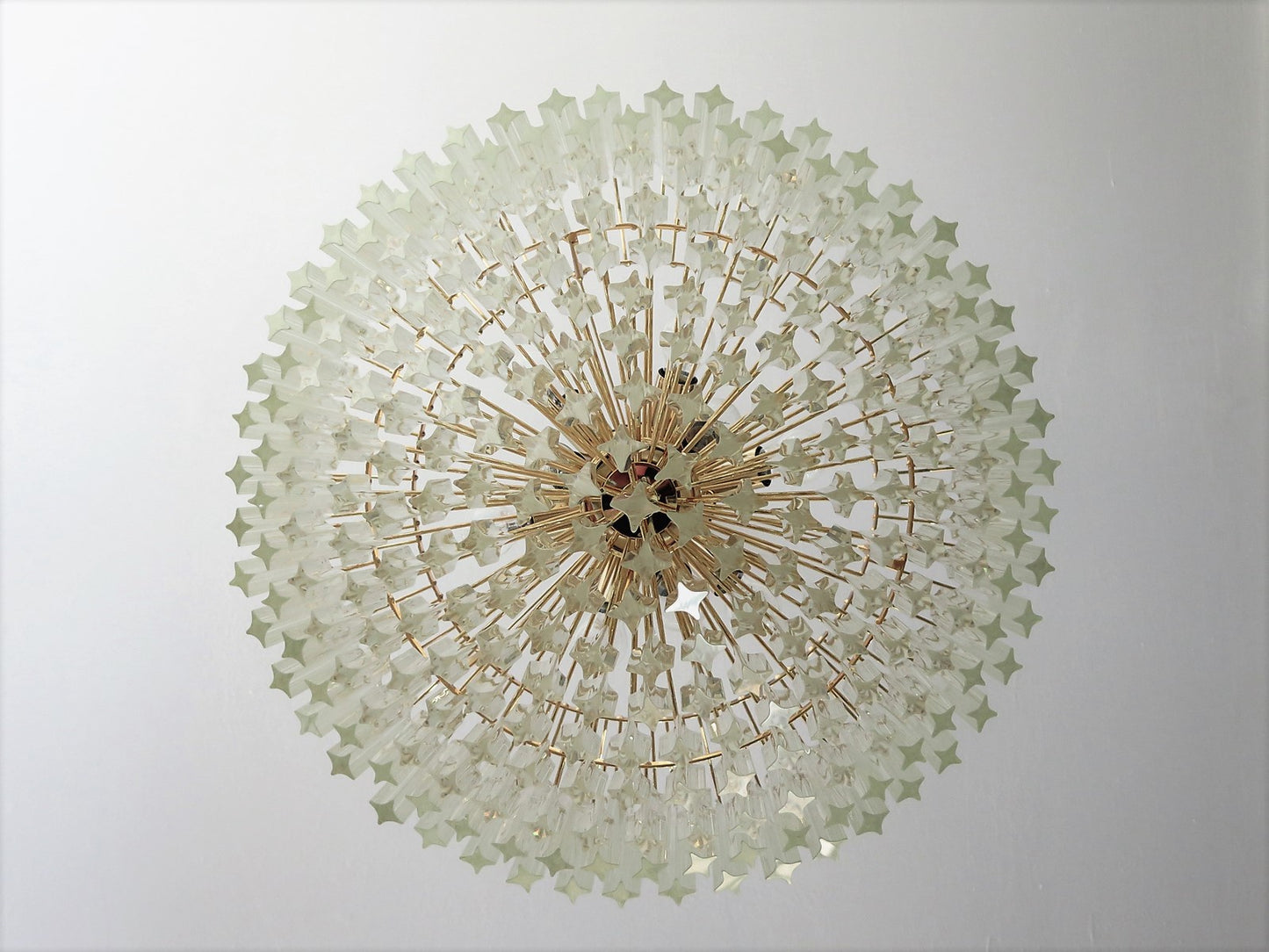 Murano Chandelier | 265 Clear Prism Glasses