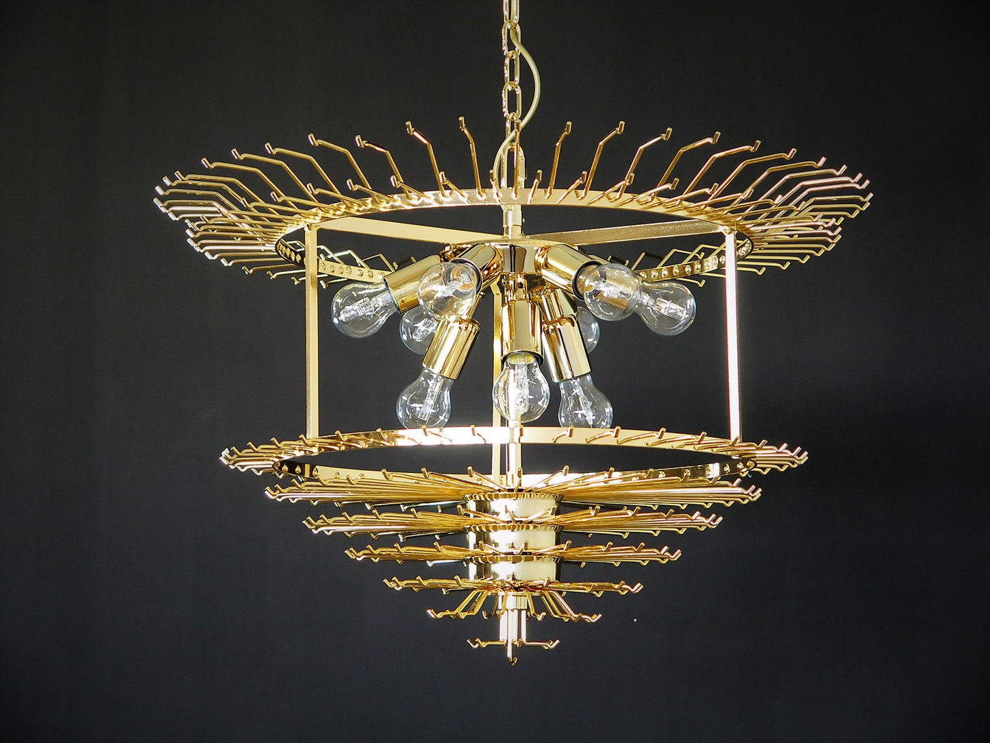 Murano Chandelier | 265 Clear Prism Glasses
