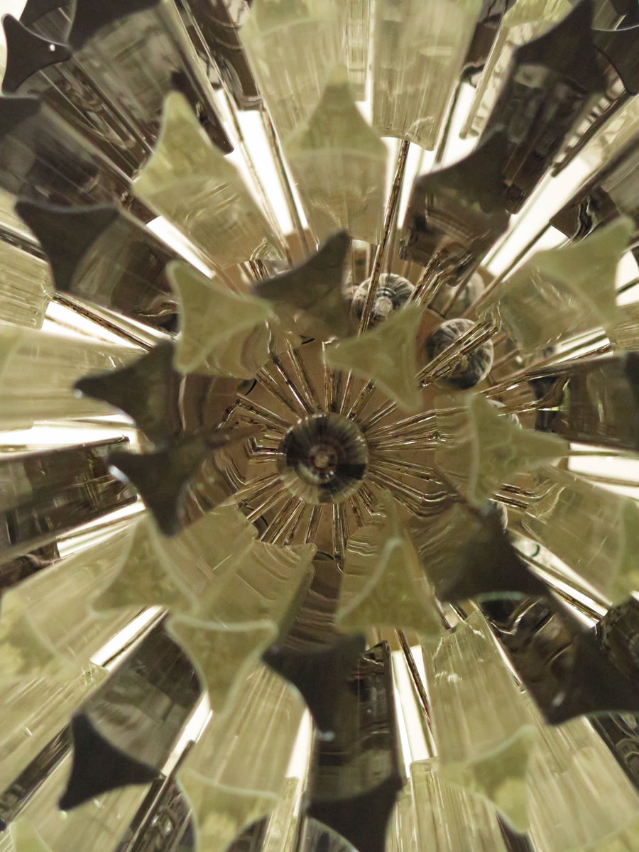 Murano Chandelier – 184 Multicoloured Prism Glass – detail 7 – Murano Classics