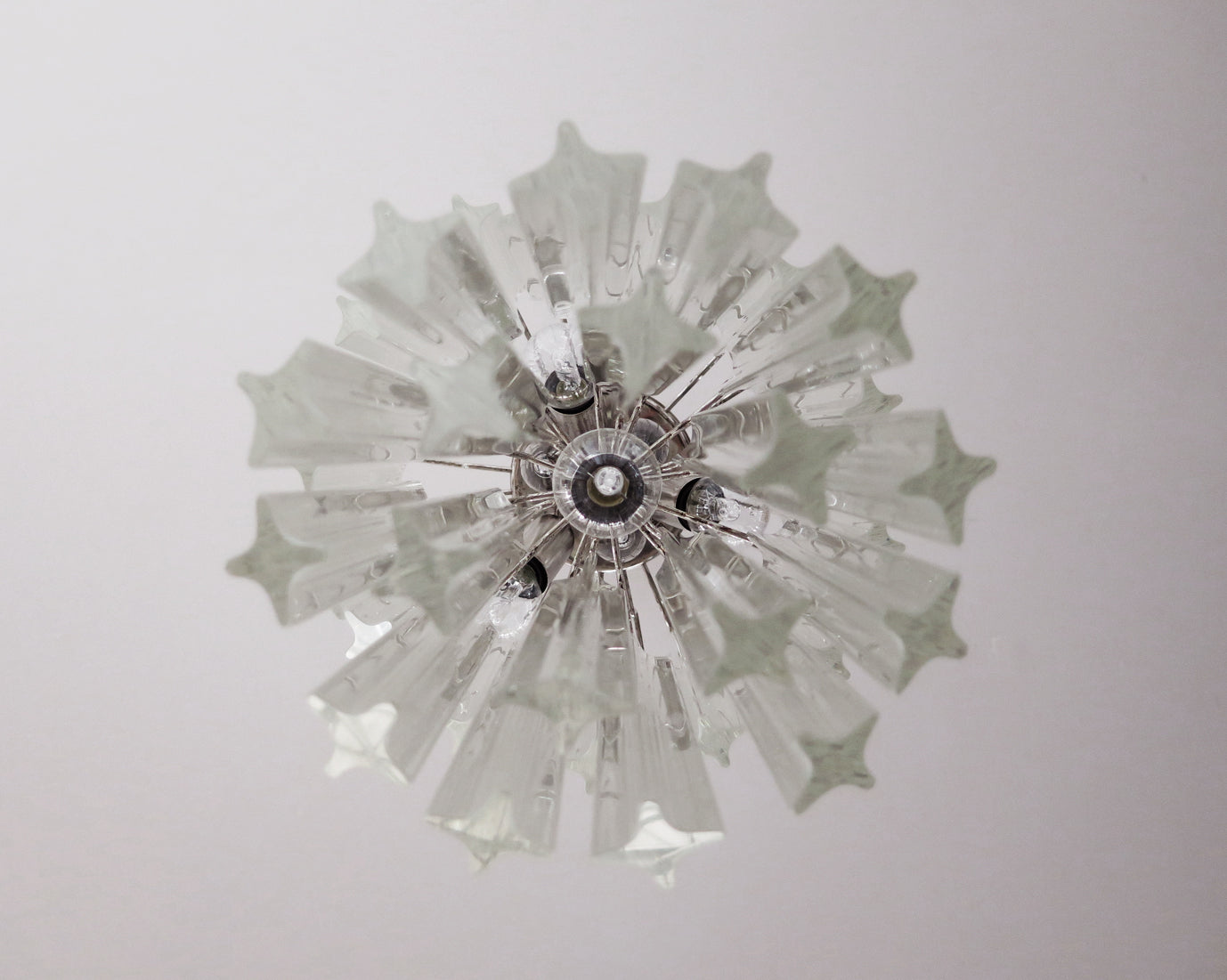 Murano Chandelier | 46 Clear Prism Glass