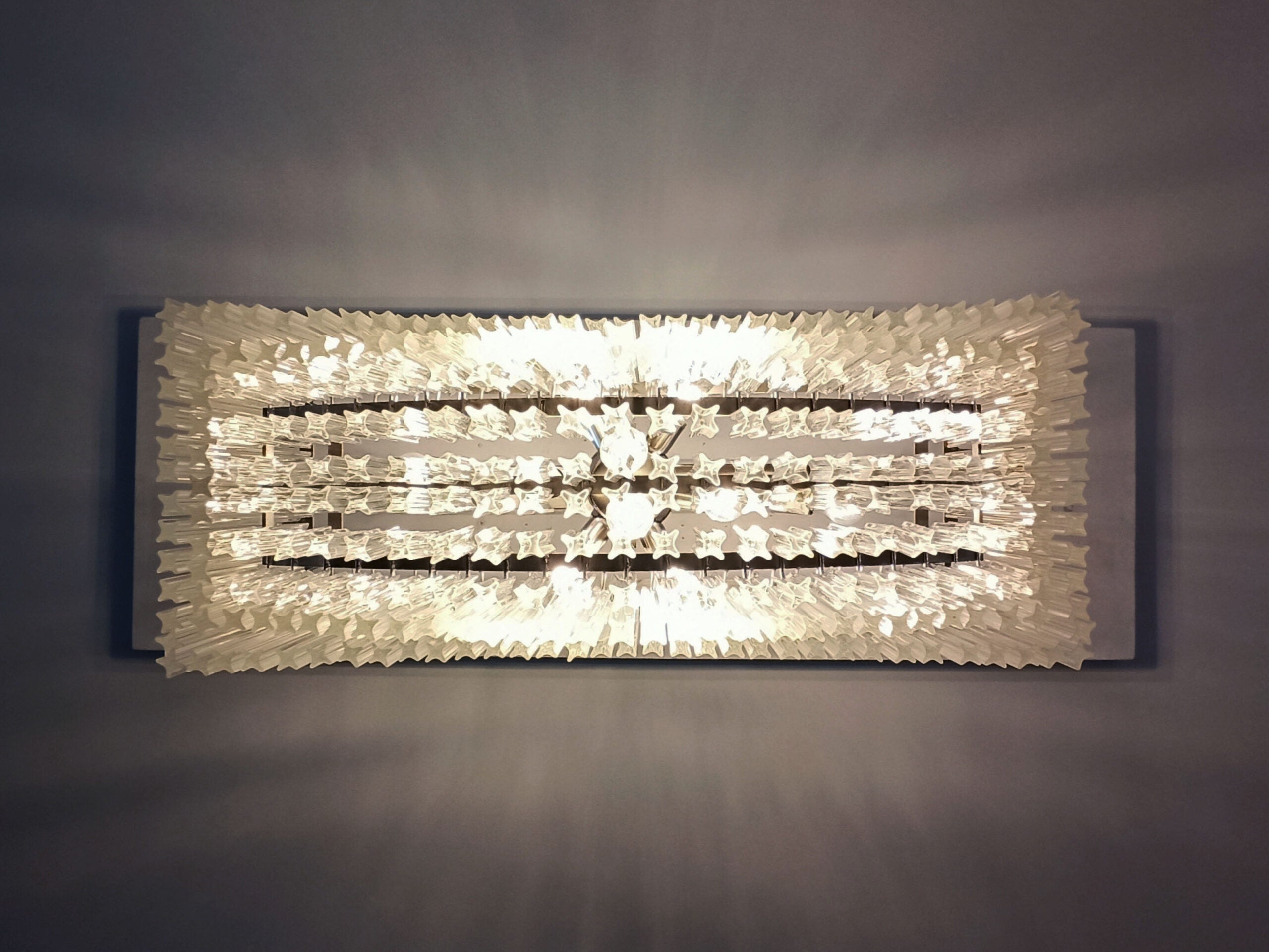 Murano Chandelier – 292 Clear Prism Glass – detail 1 – Murano Classics