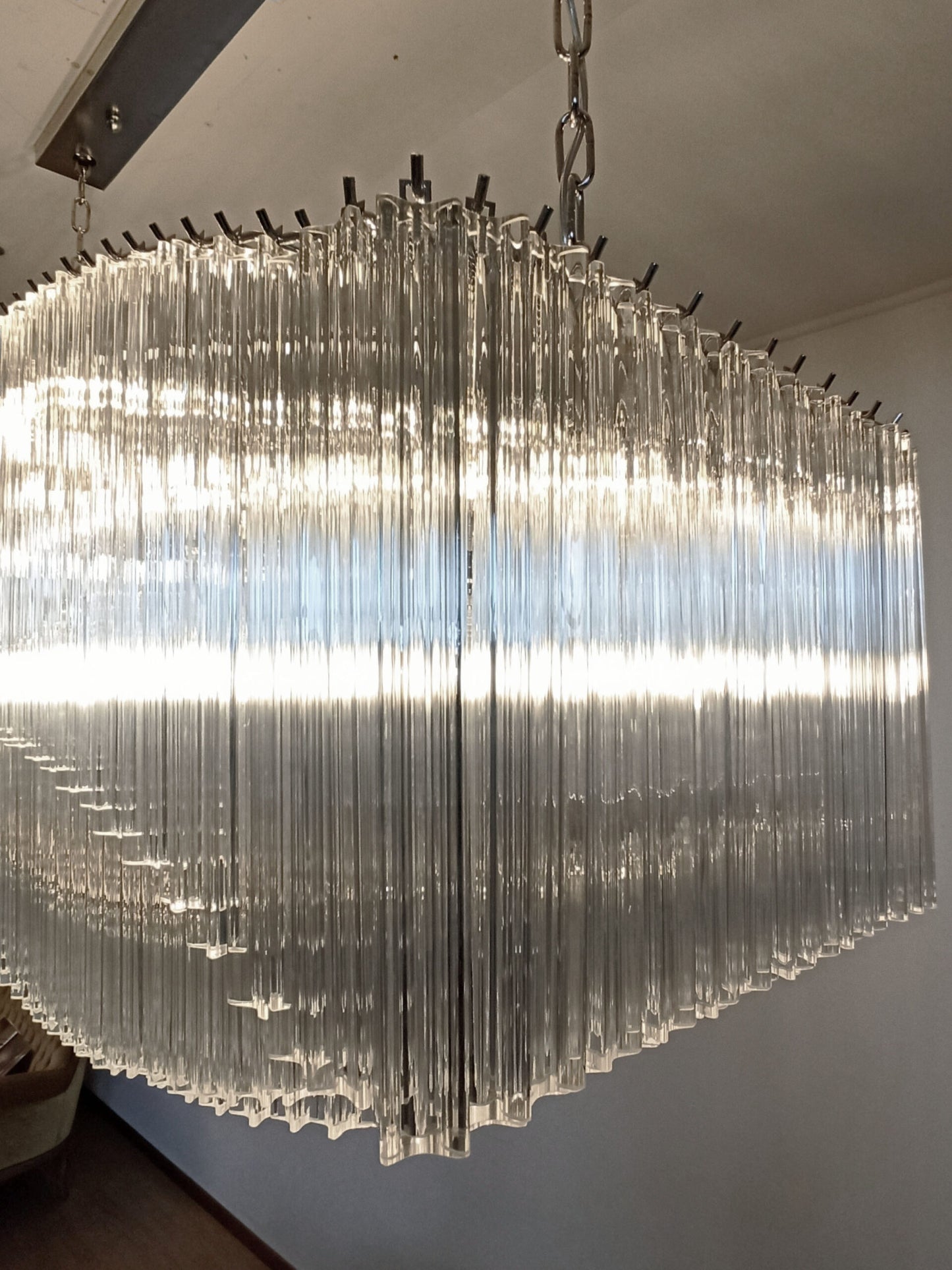 Lampadario Murano | 292 Prisma di Vetro Trasparente