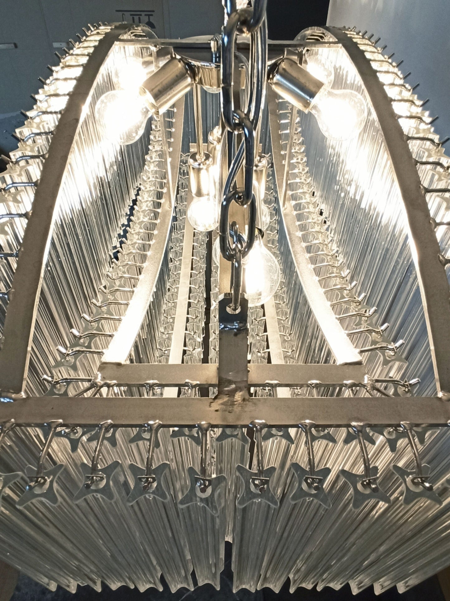Lampadario Murano | 292 Prisma di Vetro Trasparente