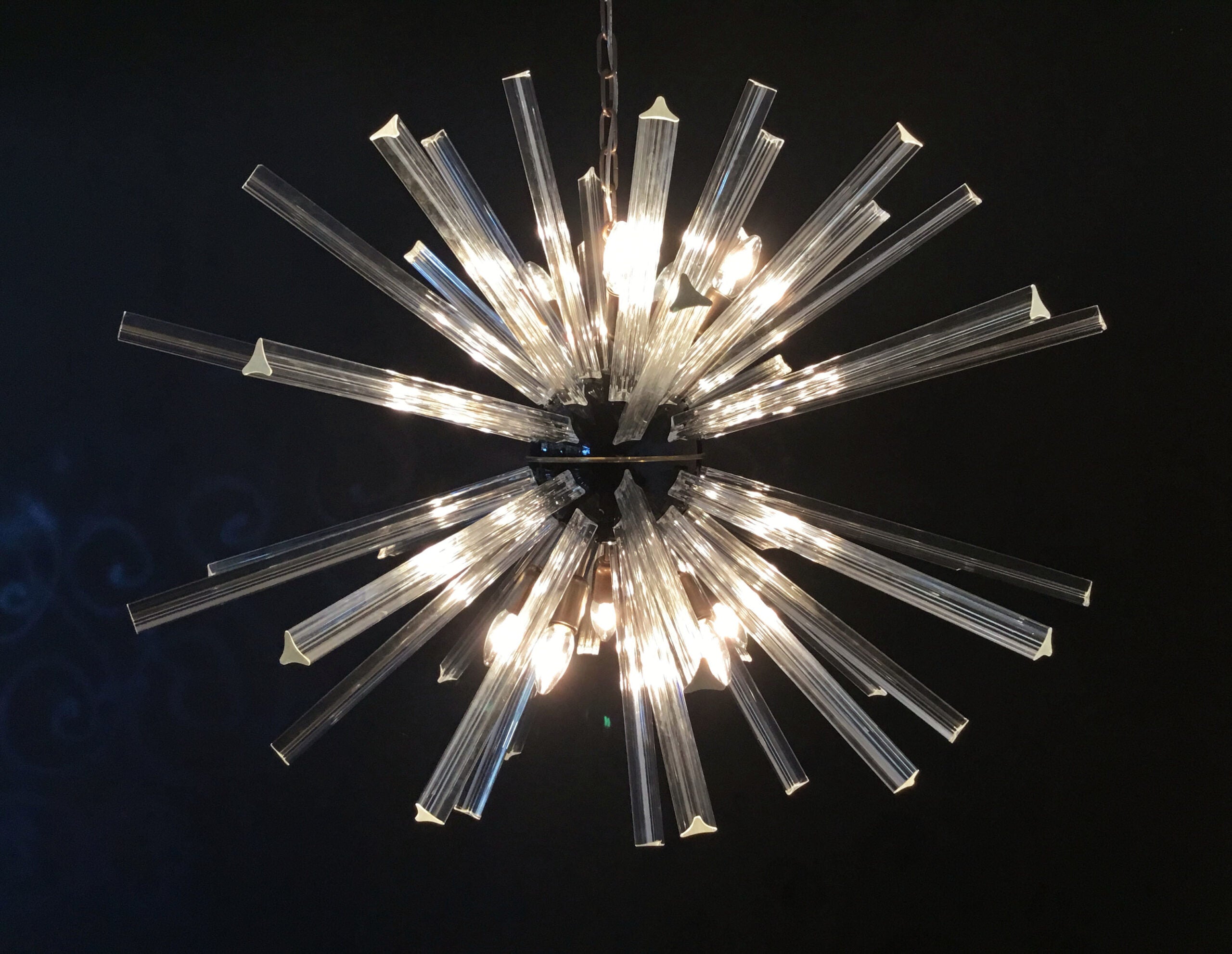 Lustre Murano – 50 Sputnik Transparent – détail 3 – Murano Classics