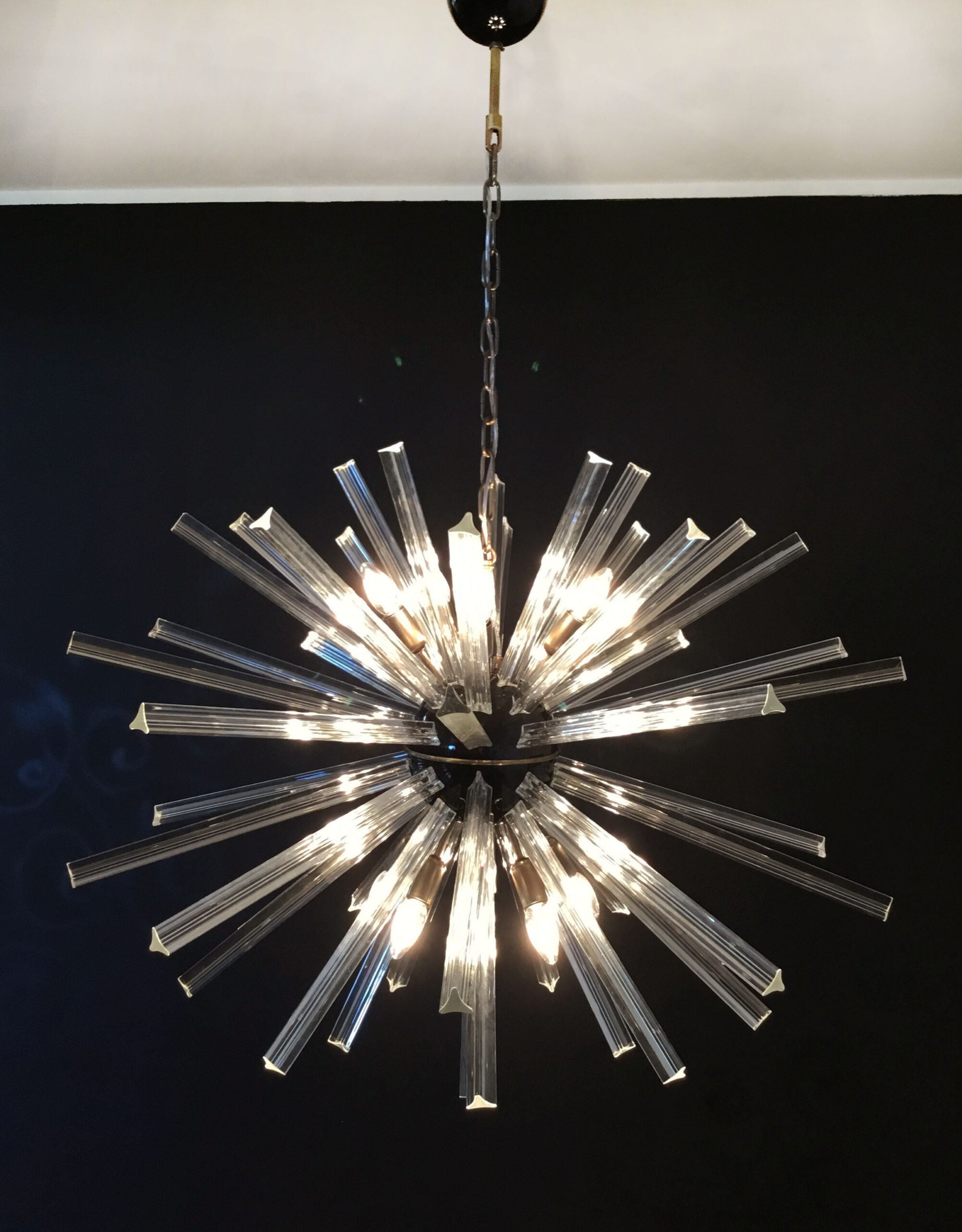 Lustre Murano – 50 Sputnik Transparent – détail 4 – Murano Classics