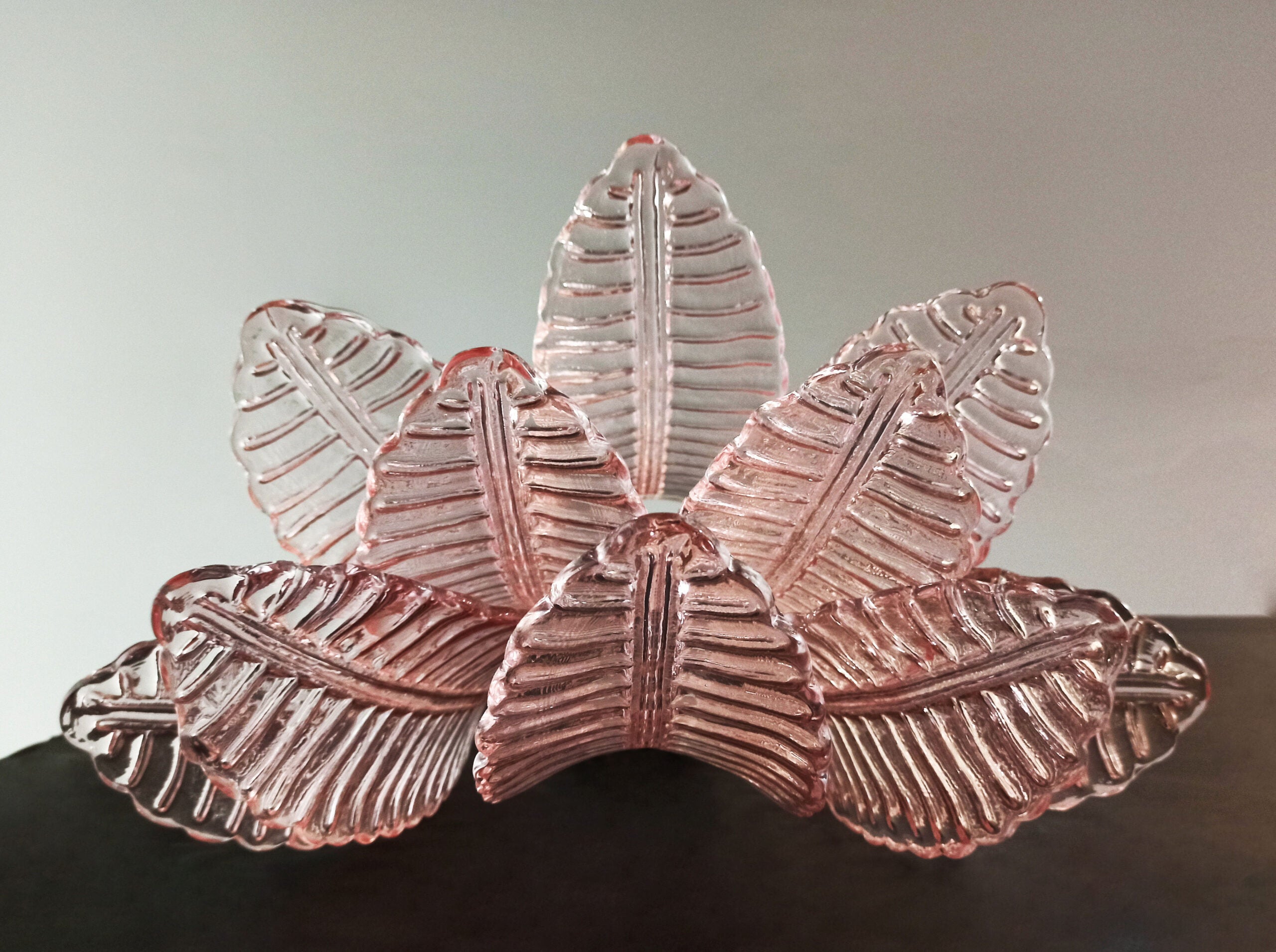 Murano Wandlamp – 10 Roze Felciglas – Set van 2 – detail 2 – Murano Classics