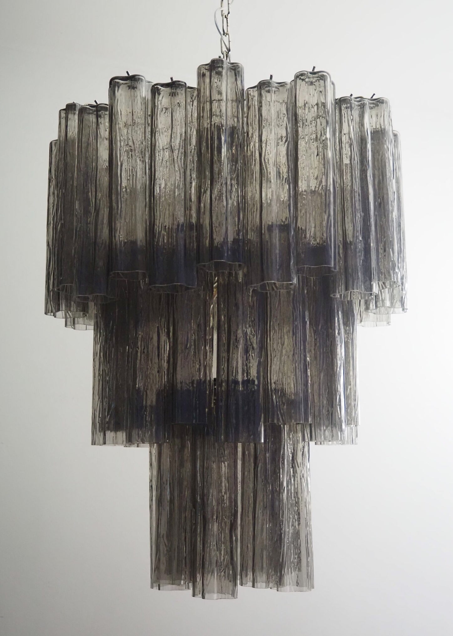 Murano Kroonluchter | 48 Rookglas Buis