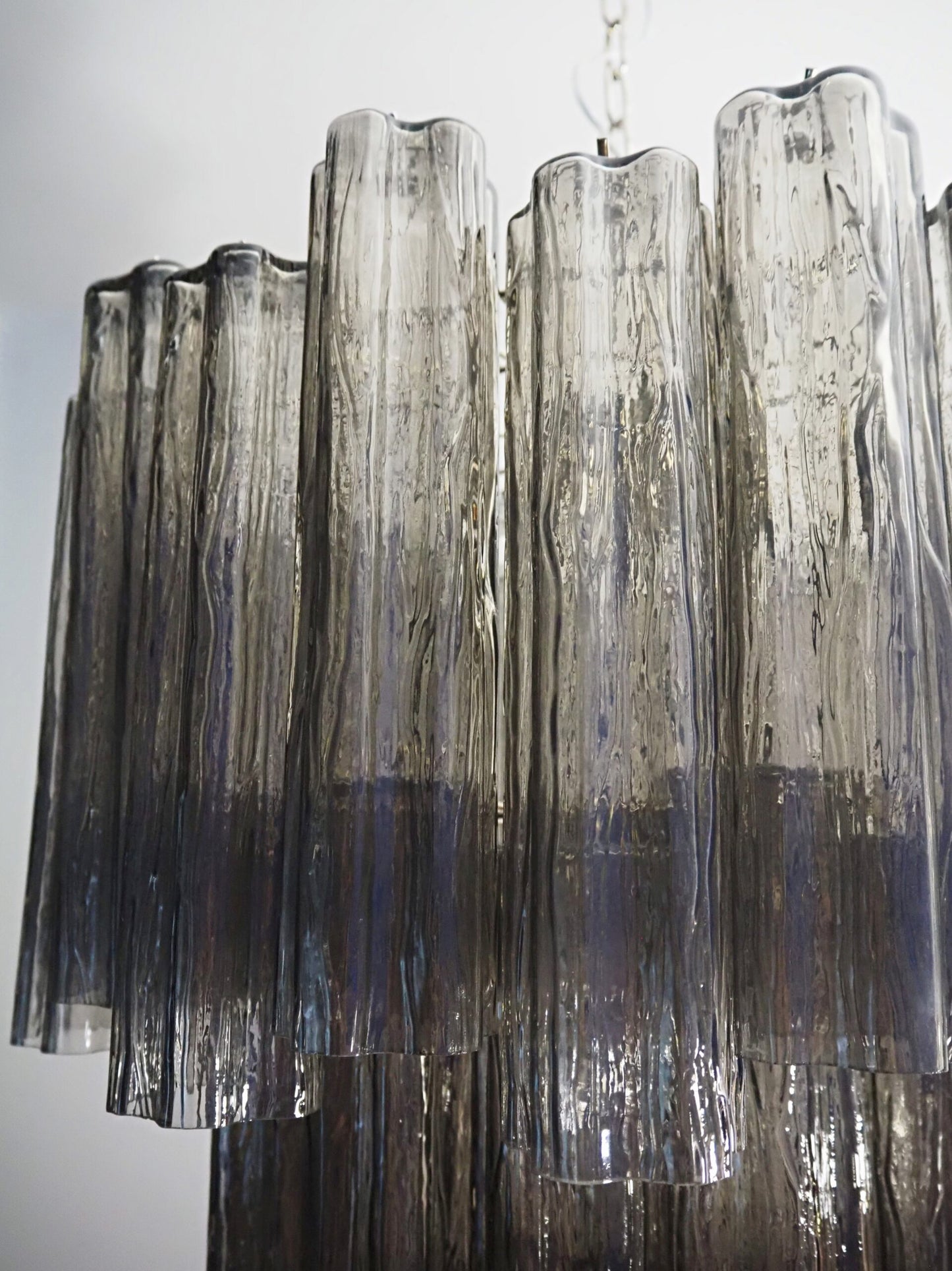Murano Kroonluchter | 48 Rookglas Buis