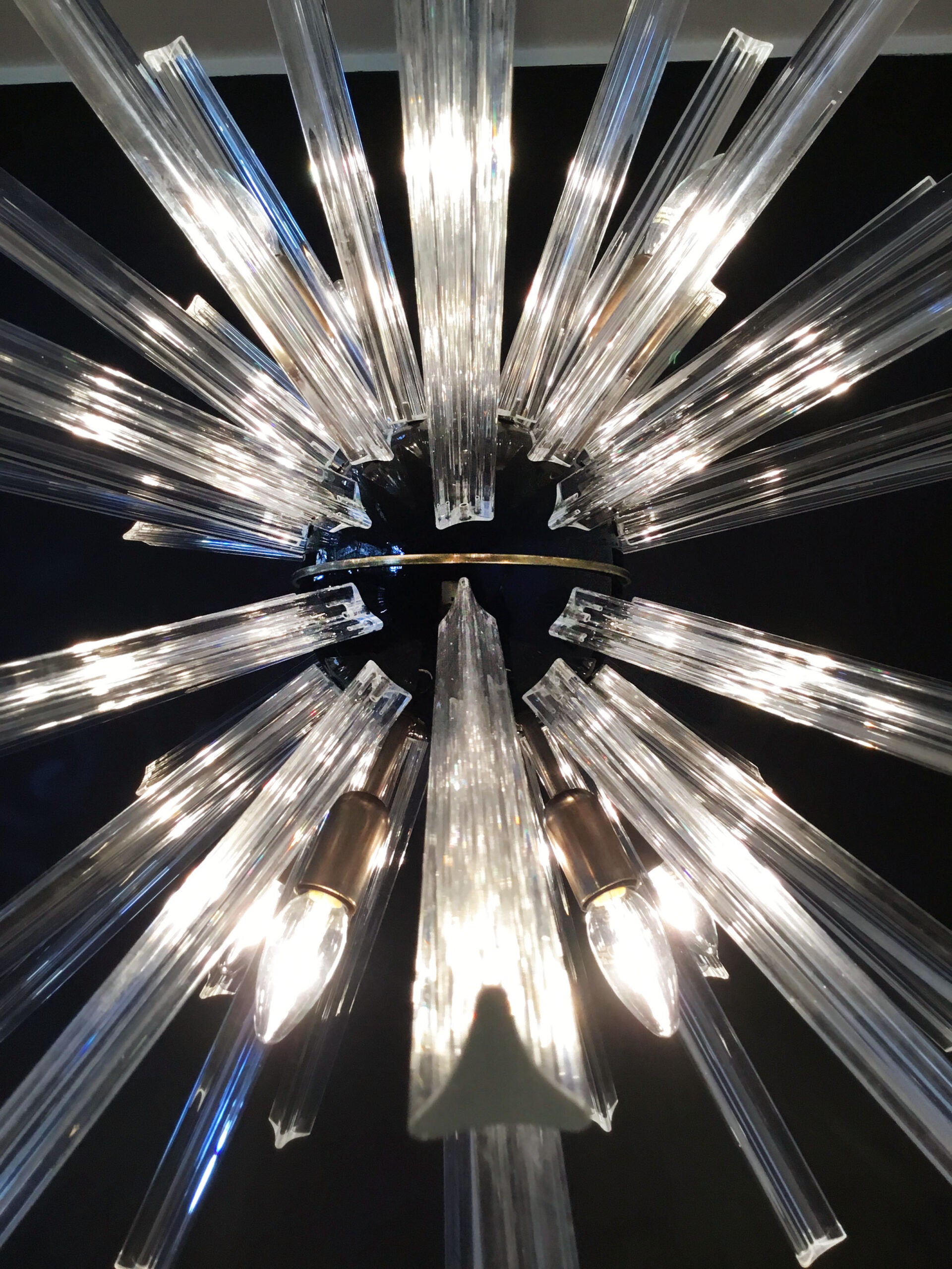Lustre Murano – 50 Sputnik Transparent – détail 5 – Murano Classics