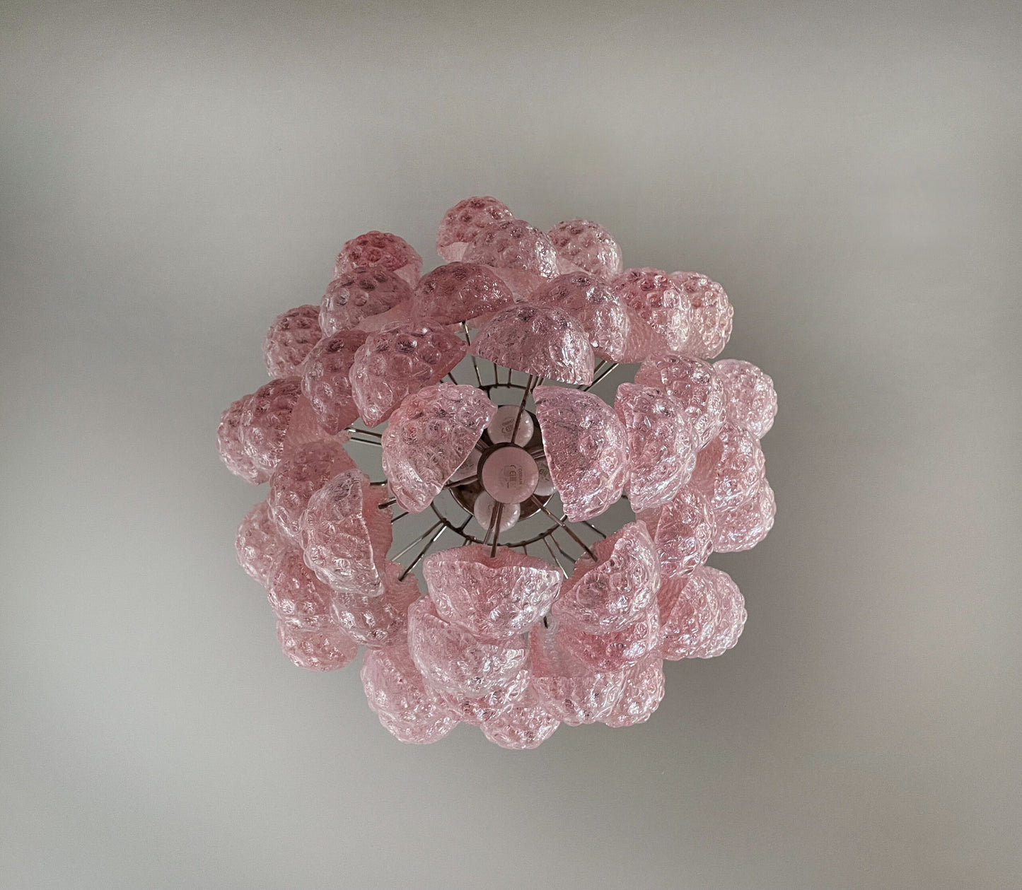 Murano Chandelier | 41 Rose Drop Glass