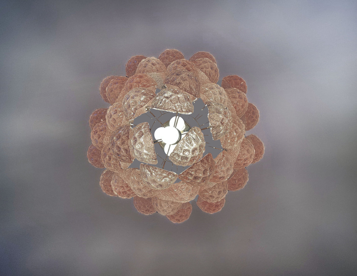 Murano Chandelier | 41 Rose Drop Glass