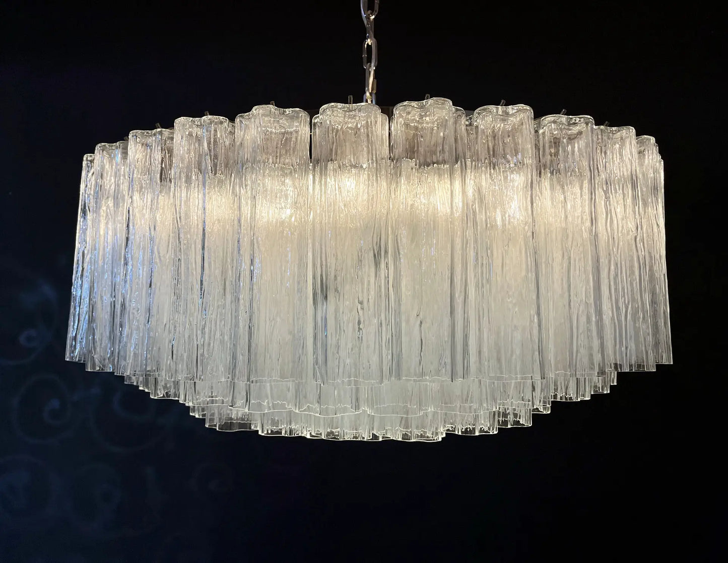 Murano Kroonluchter | 101 Heldere Glas Buizen
