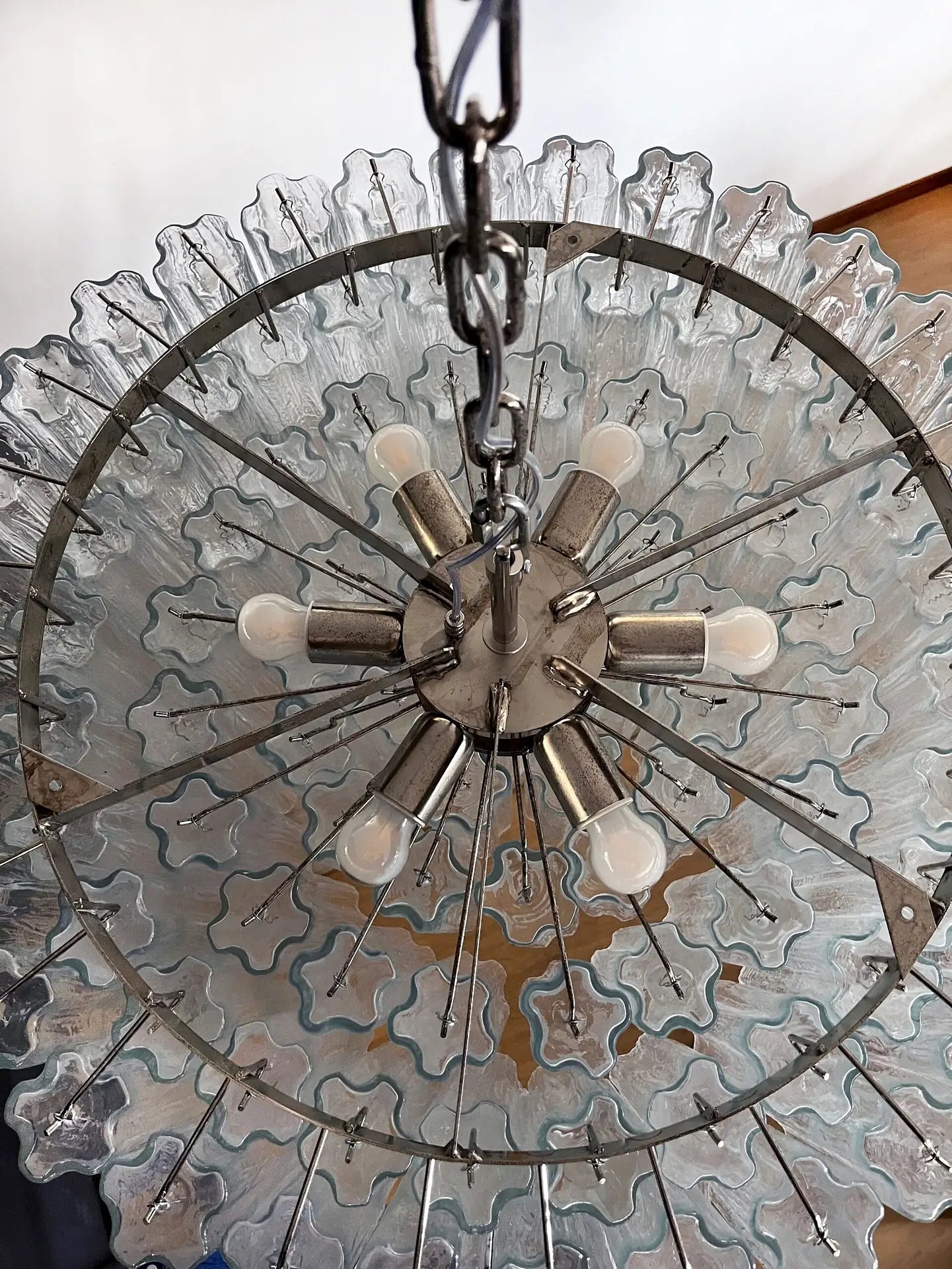Murano Kroonluchter | 101 Heldere Glas Buizen