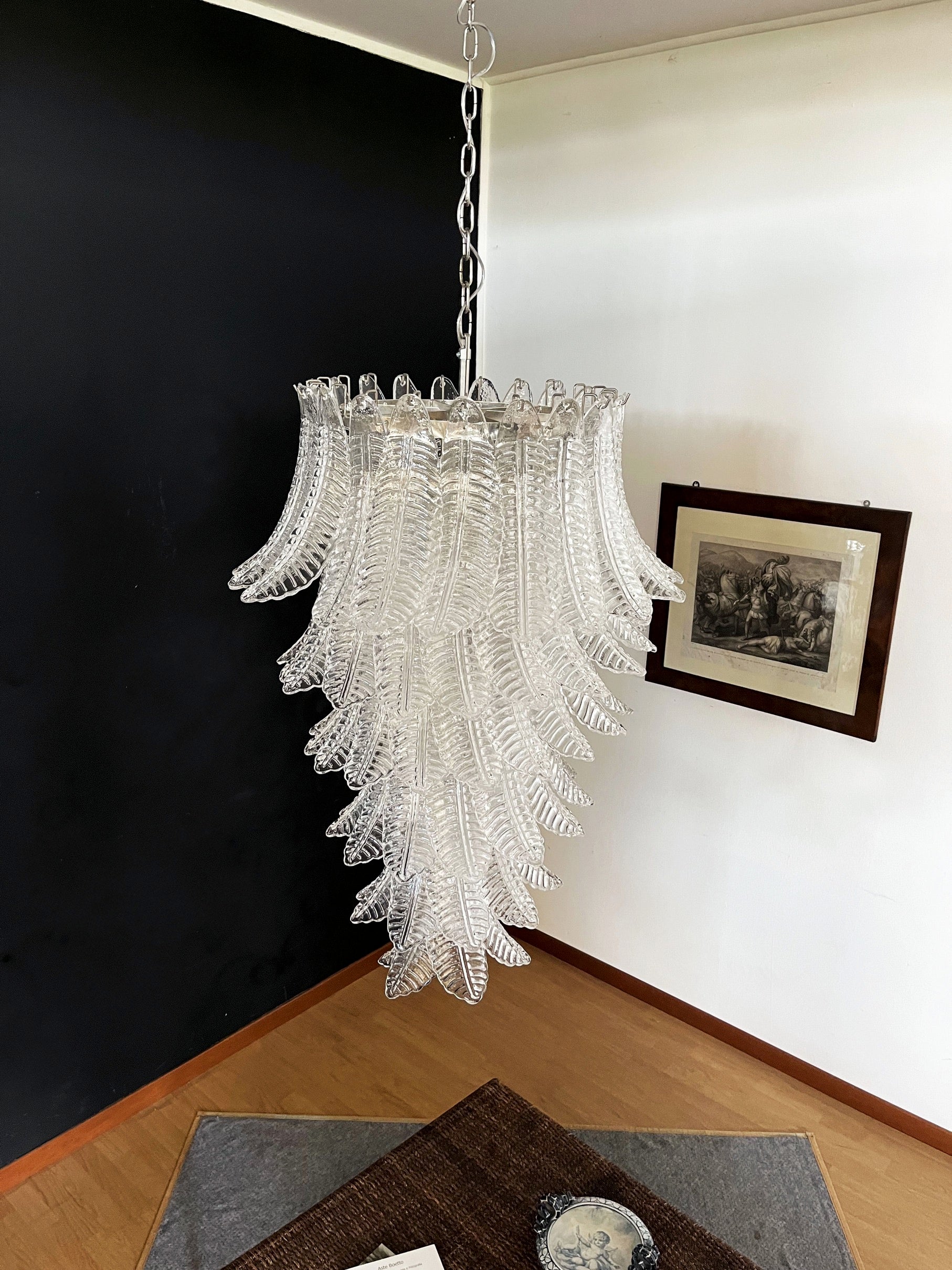 Murano Kroonluchter – 83 Heldere Felciglas Elementen – detail 7 – Murano Classics