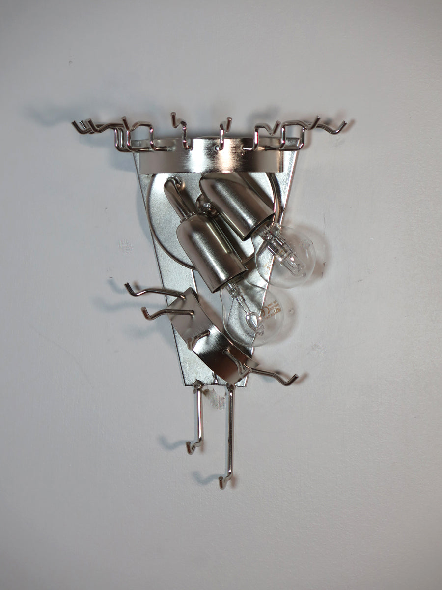 Murano Vegglampe | 32 Multifarge Prismeglass | 1 par