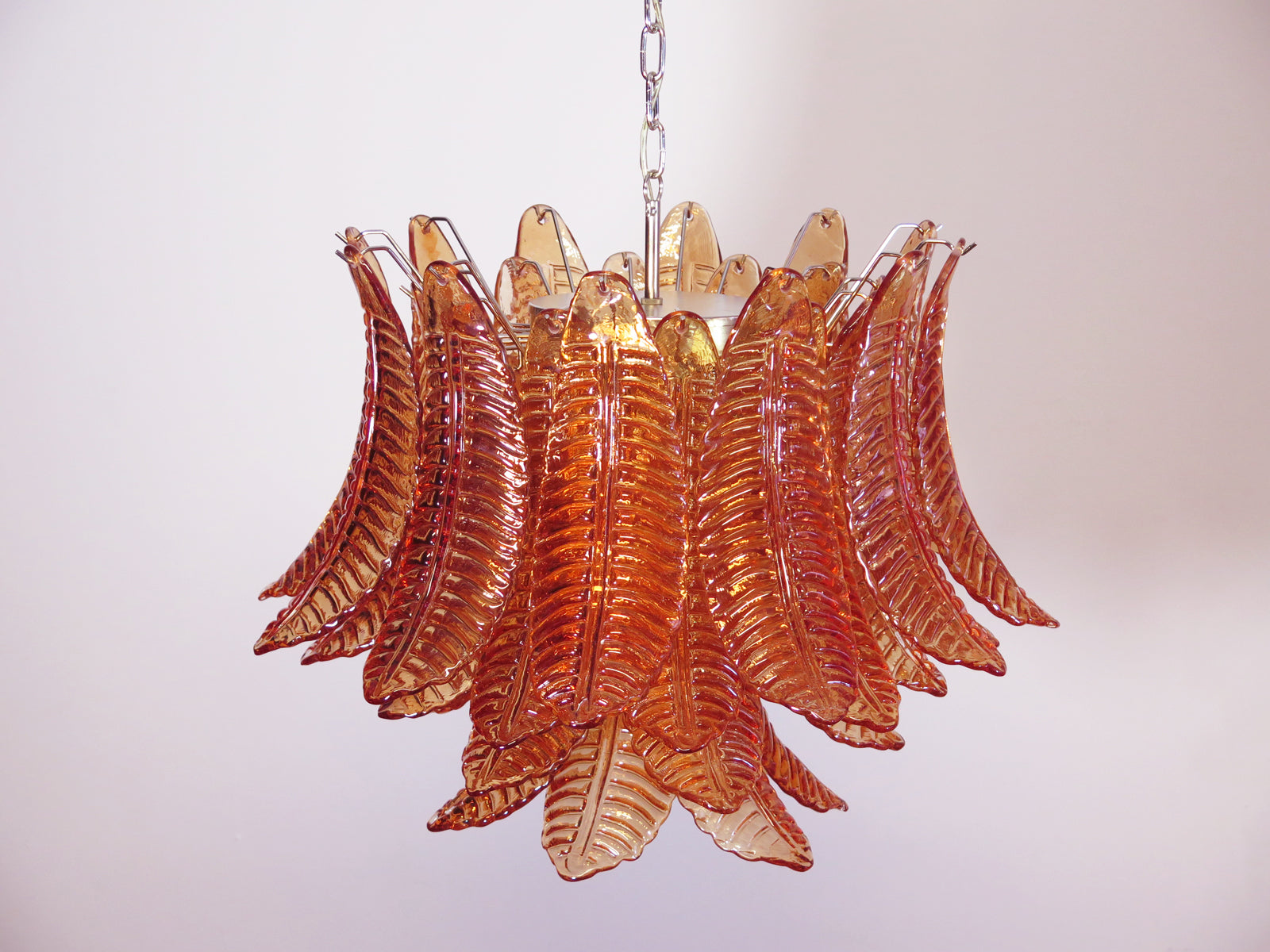 Murano Kroonluchter – 36 Gele Felciglas – detail 9 – Murano Classics