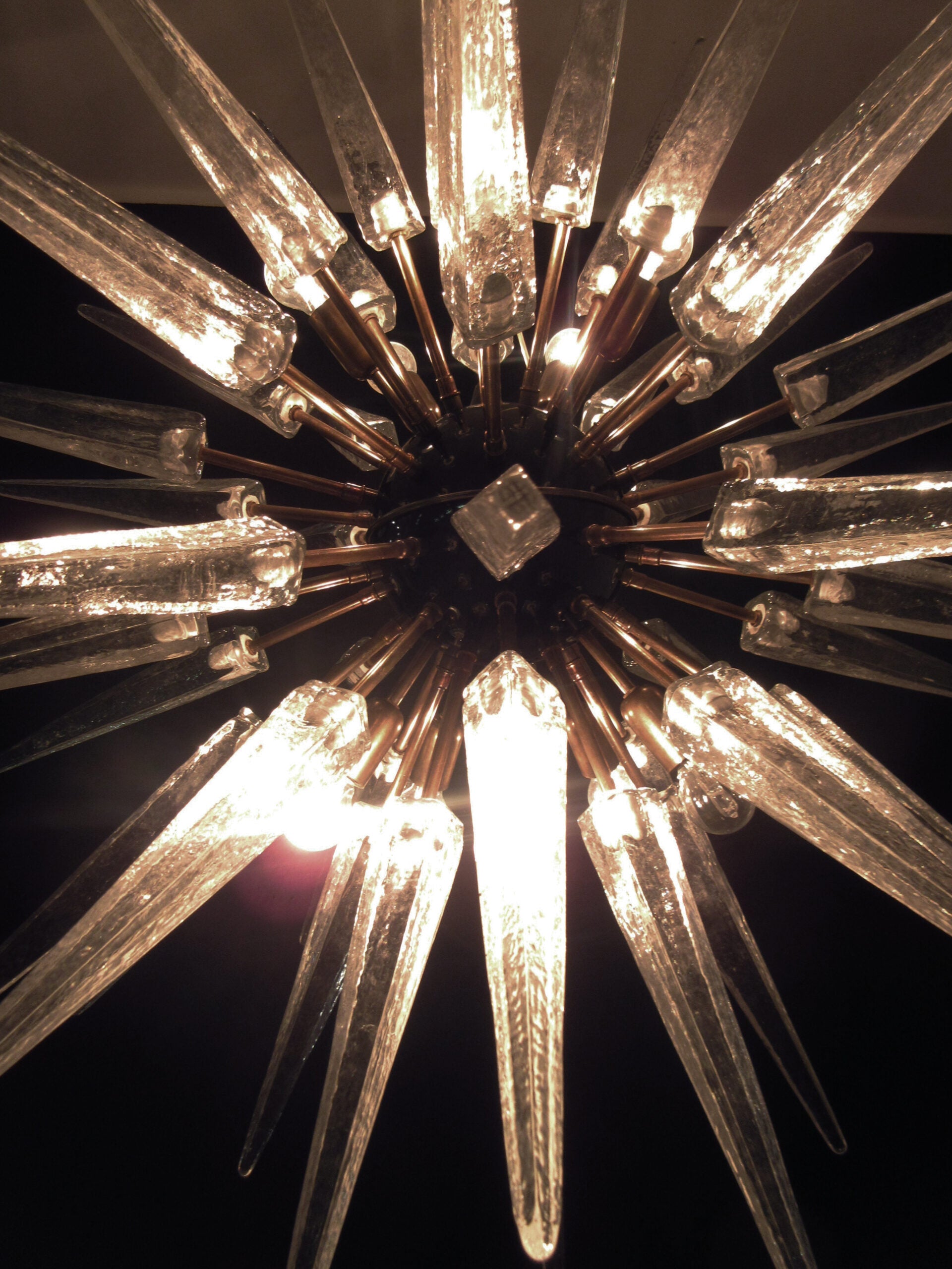 Lustre Murano – 51 Sputnik Transparents – détail 4 – Murano Classics
