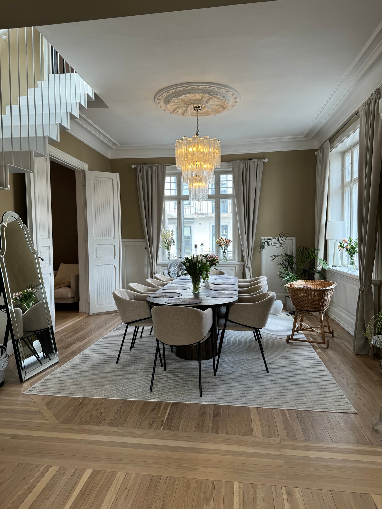 Lampadario Murano | 48 Tubi di Vetro Trasparente