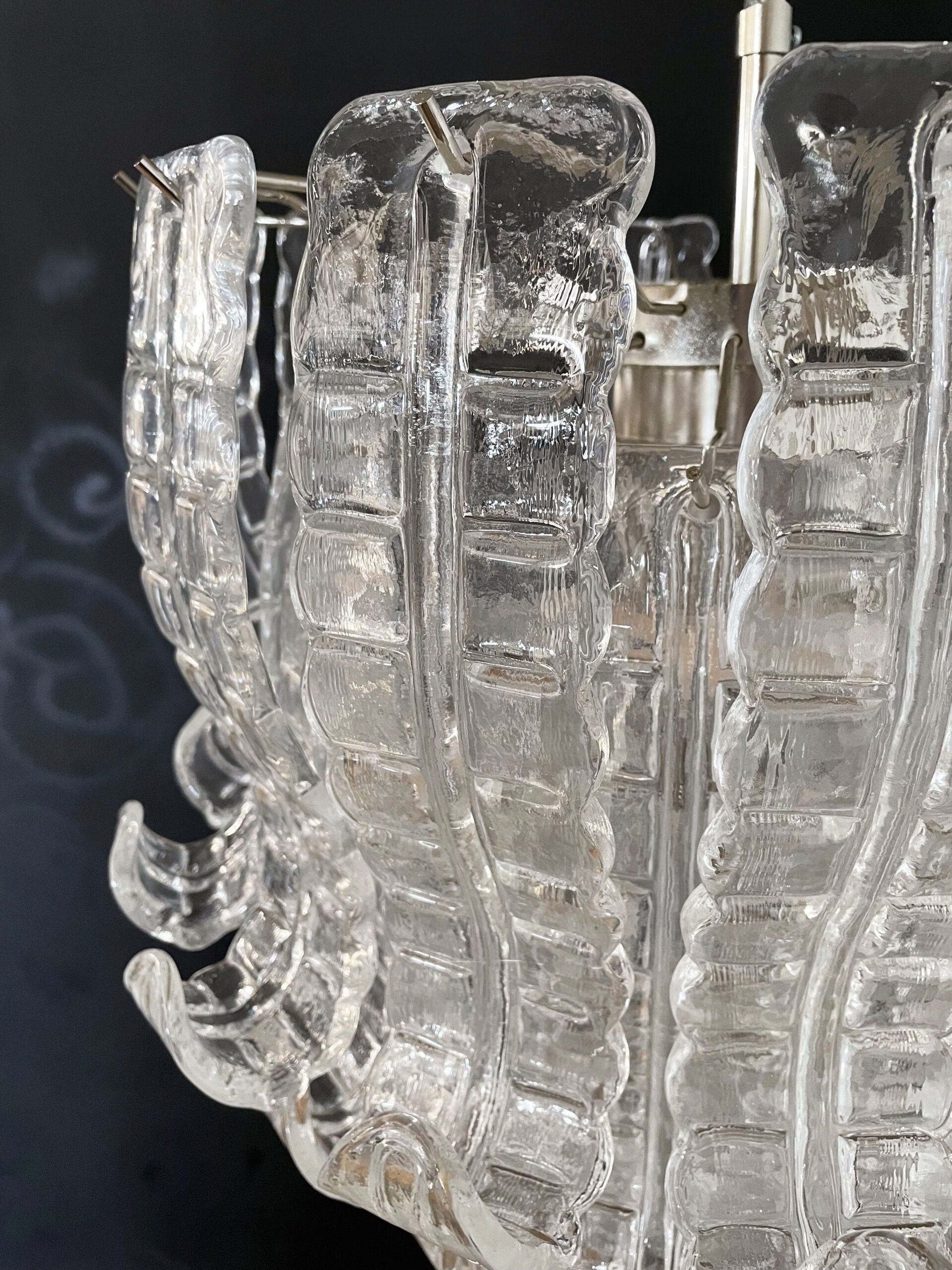 Murano Kroonluchter – 41 Heldere Felciglas – detail 7 – Murano Classics