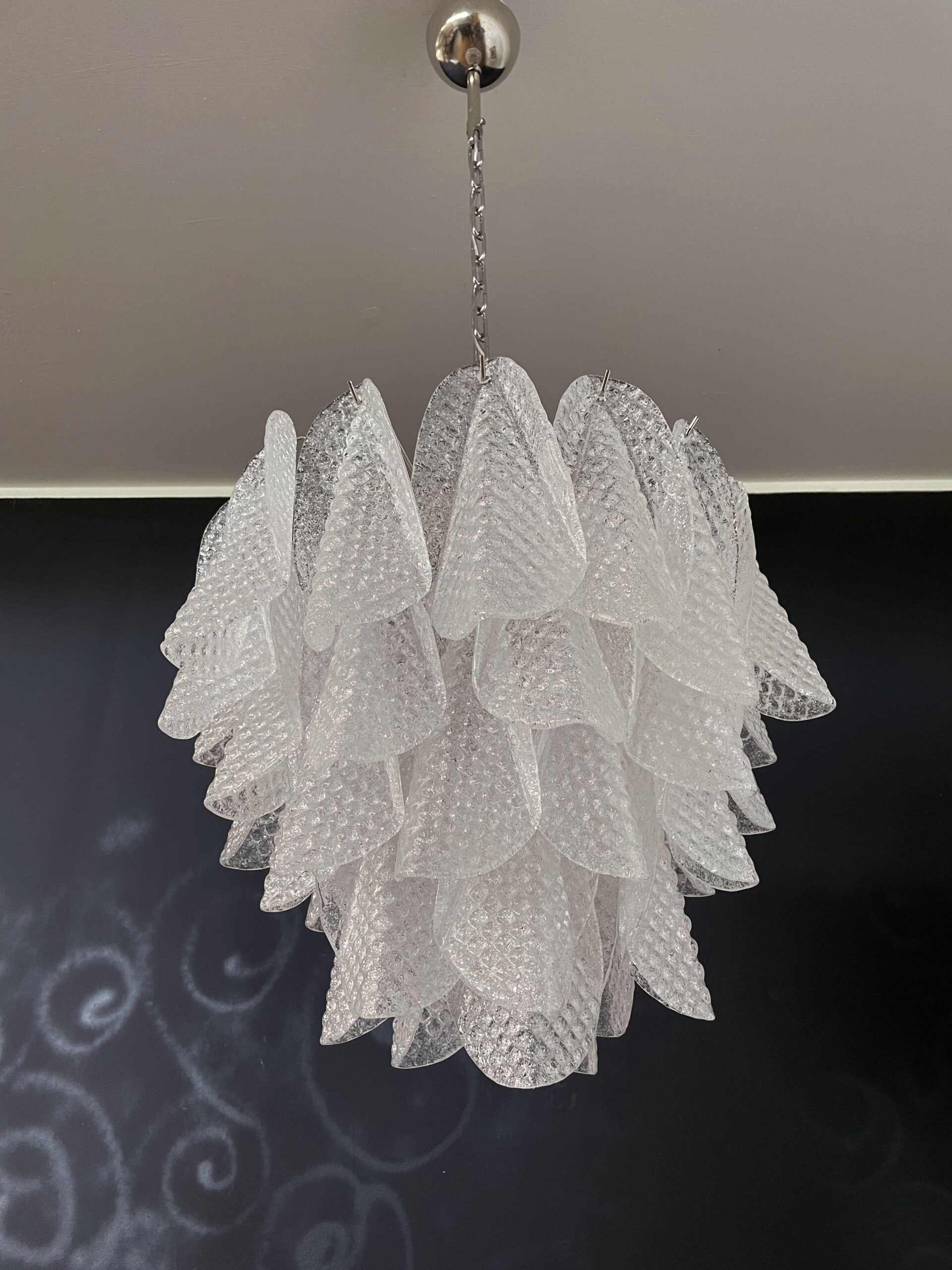 Murano Lysekrone | 41 Klare Rondiniglass