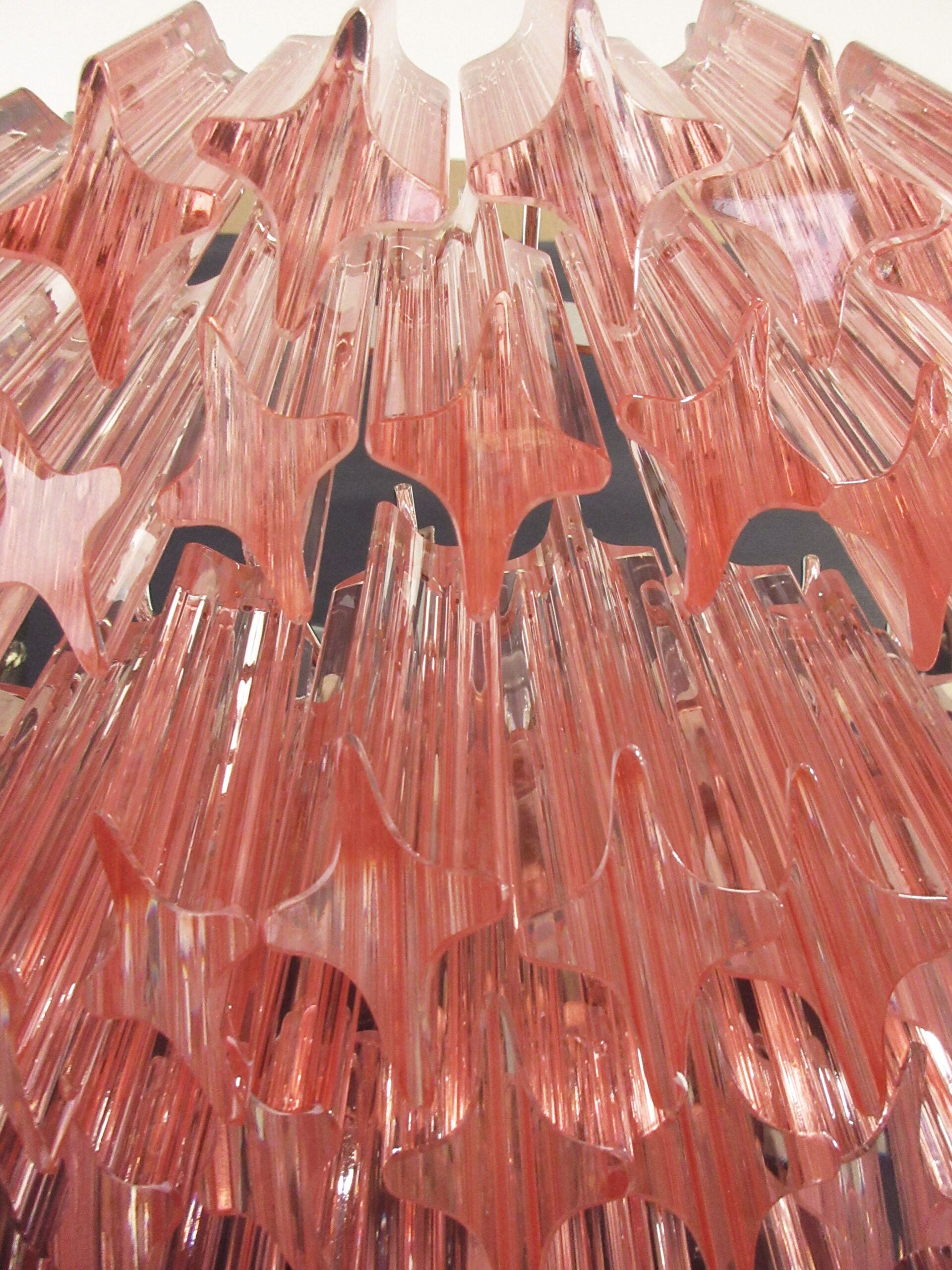 Murano Wall Lamp | 63 Pink Prism Glass | Set of 2