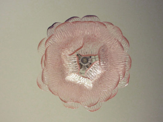 Murano Lysekrone | 38 Rosa Crostoliglass