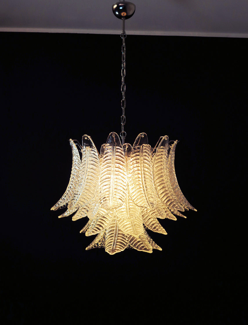 Murano Lysekrone | 36 Klare Felciglass