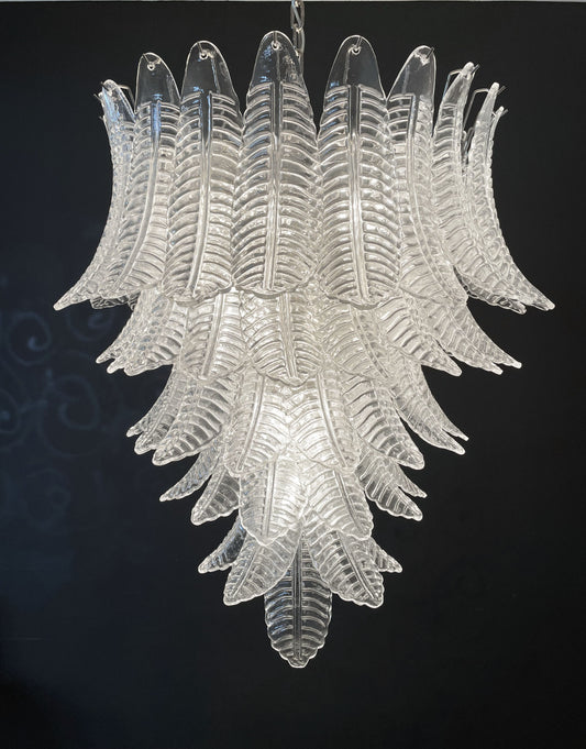 Murano Lysekrone | 75 Klare Felciglass