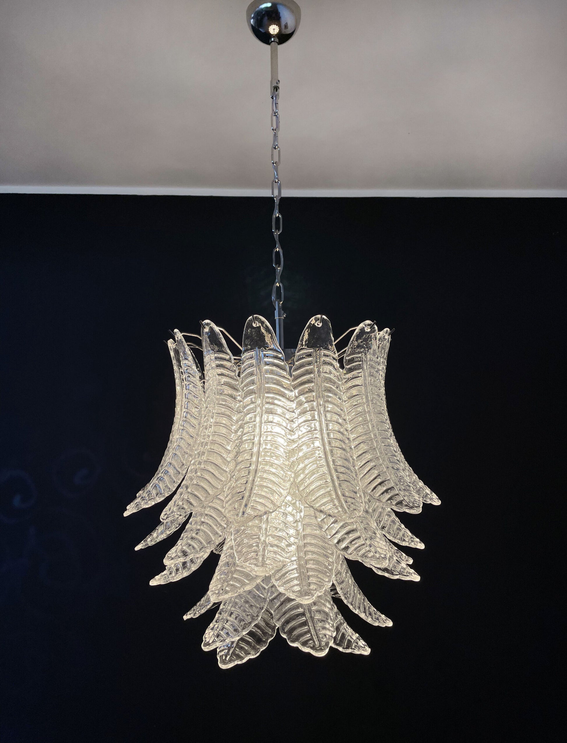 Murano Lysekrone | 41 Klare Felciglass