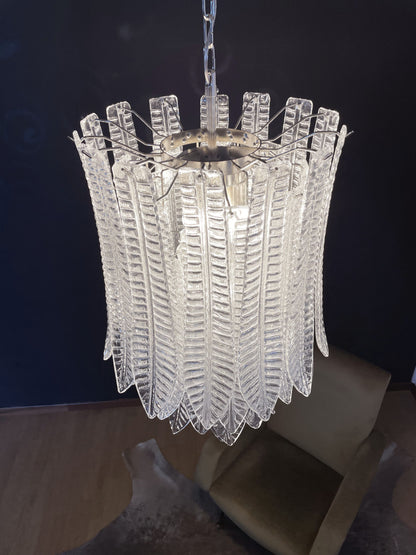 Murano Lysekrone | 41 Klare Felciglass