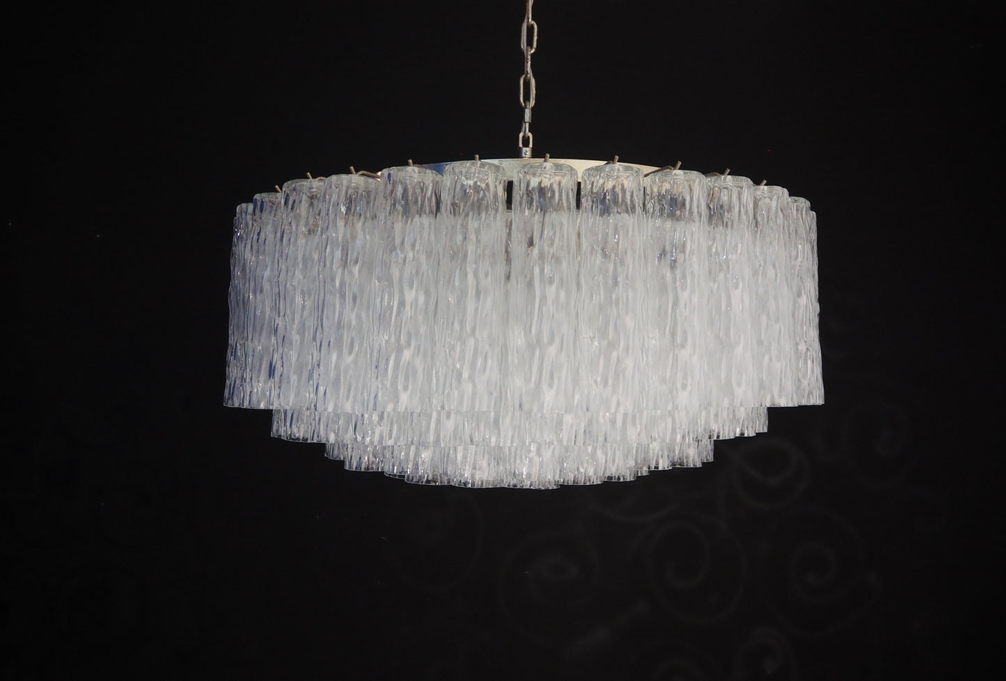 Murano Chandelier | 101 Clear Glass Tubes