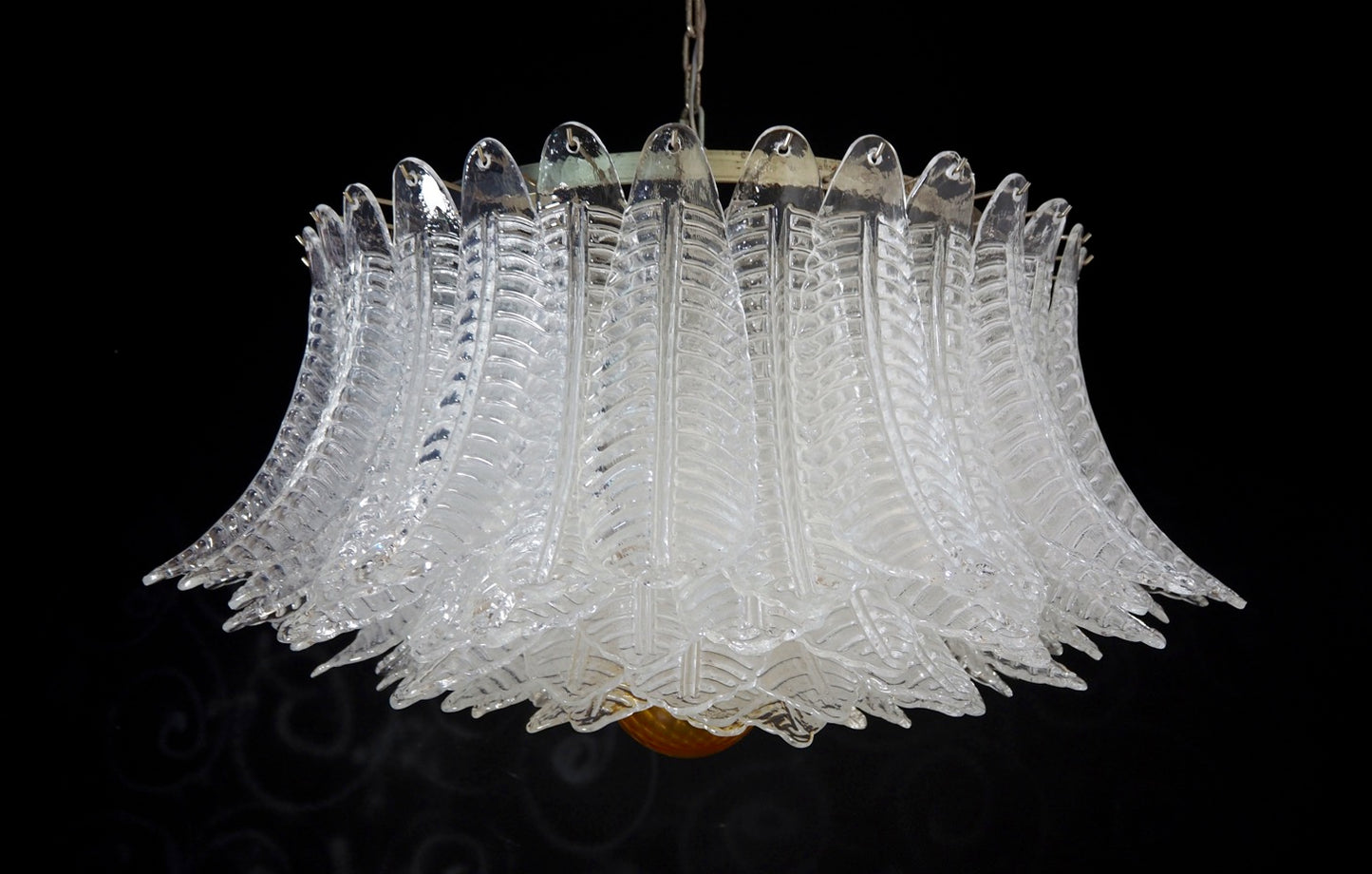 Murano Lysekrone | 100 Klare Felciglass