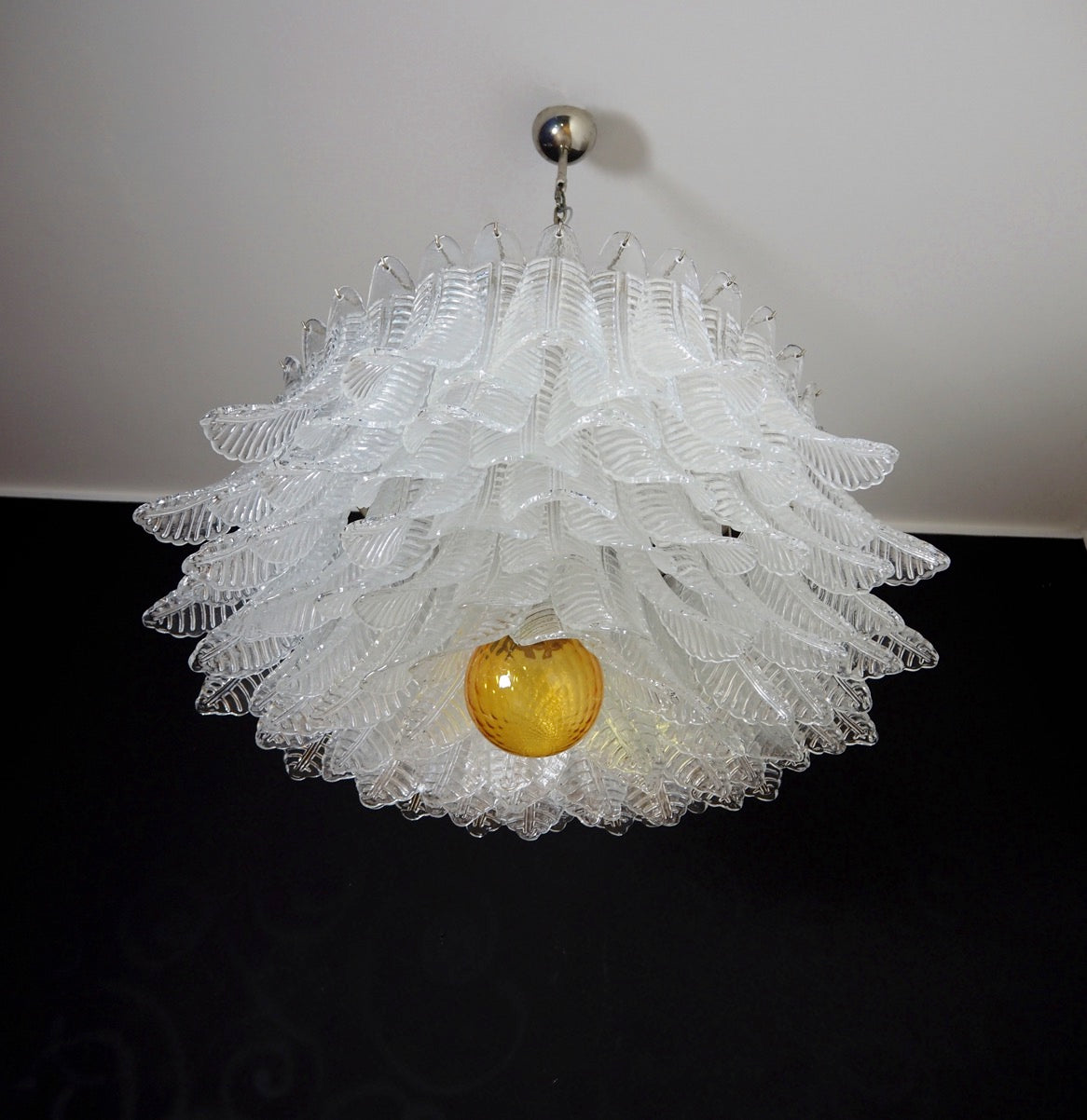 Murano Lysekrone | 100 Klare Felciglass